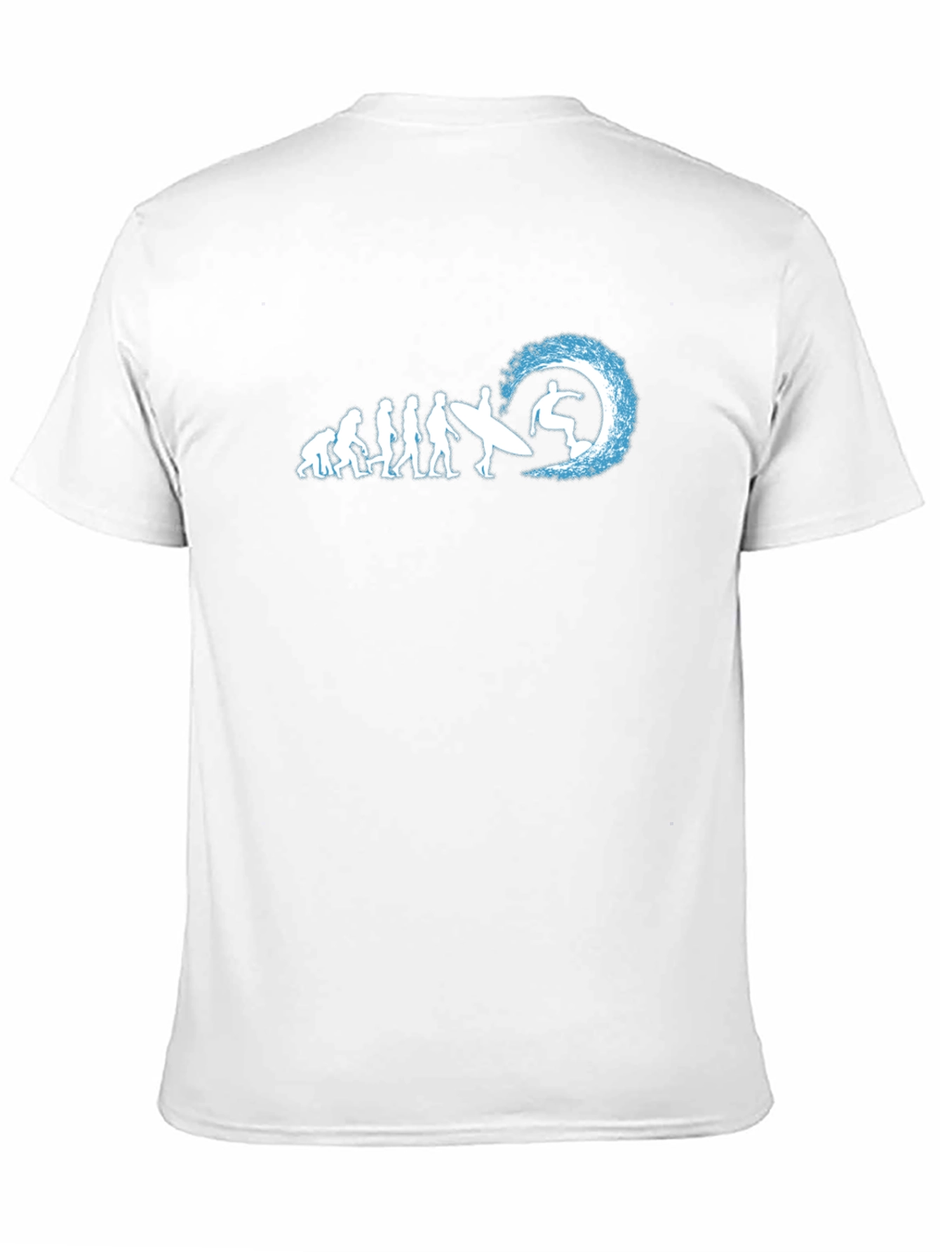 Black Evolution of Surfing Graphic T-Shirt view 11