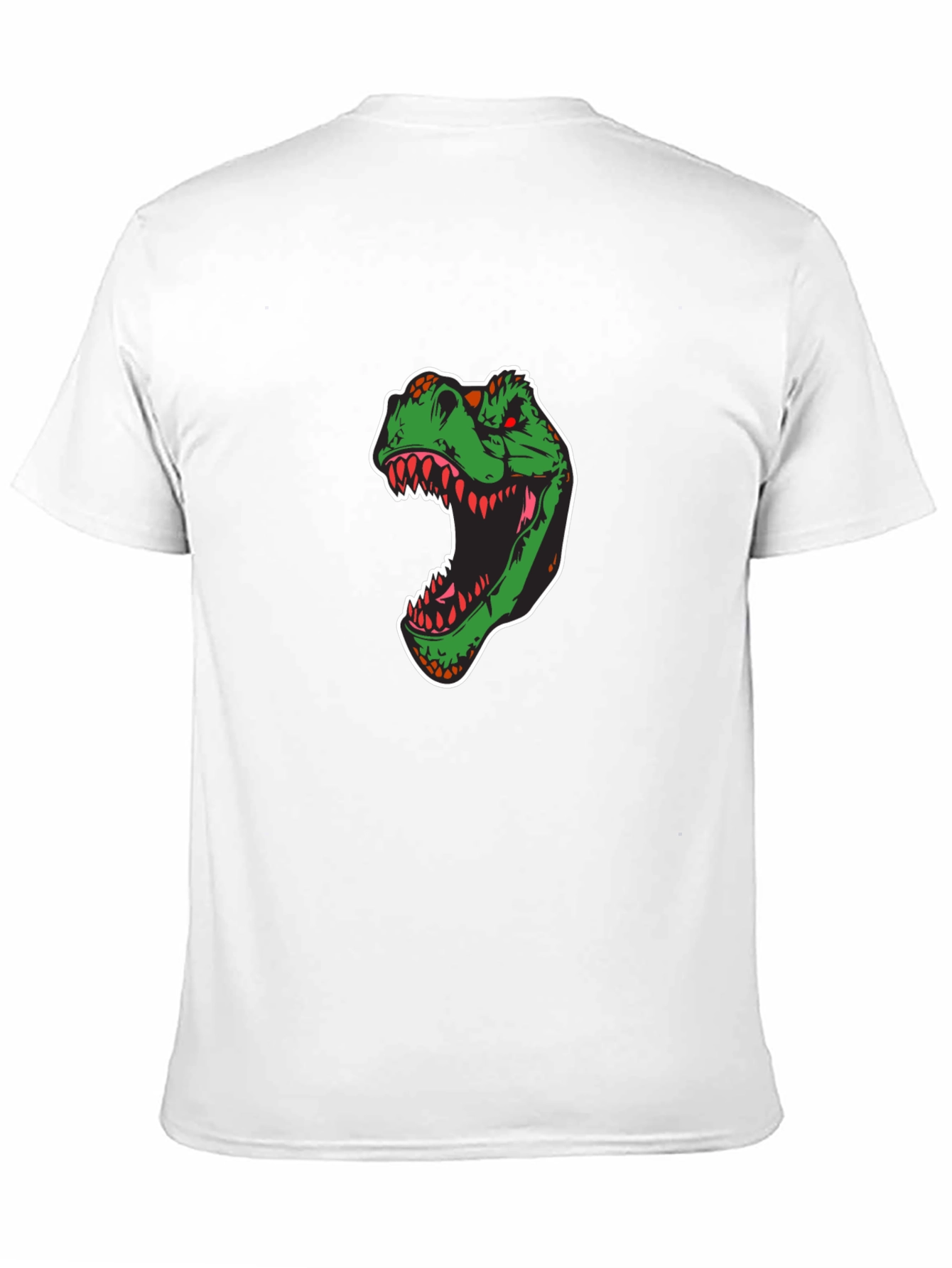 Black Dinosaur Graphic Tee - T-Rex Design view 11