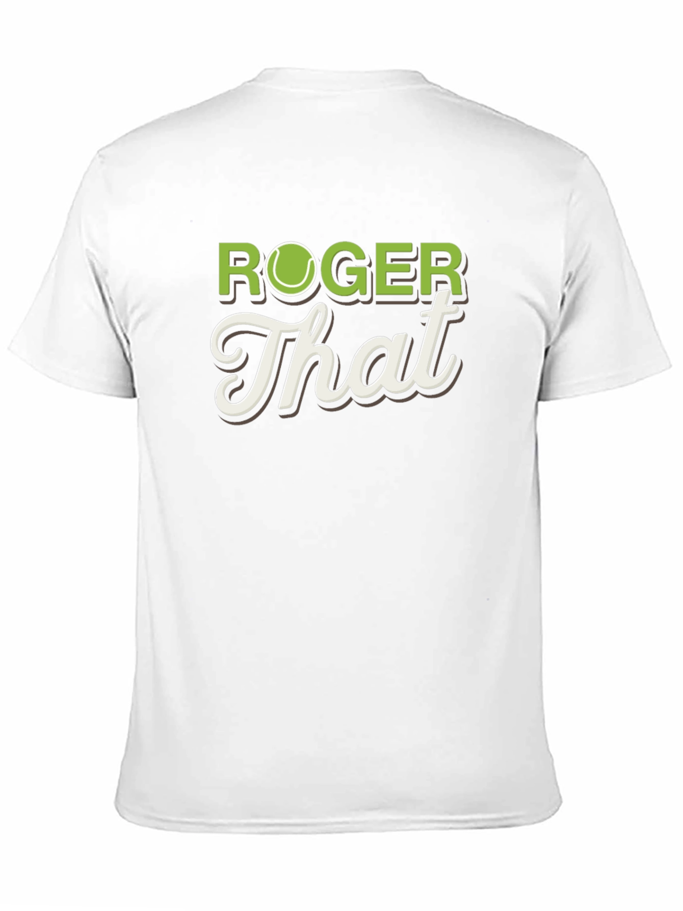 Black Roger That Tennis T-Shirt - Funny Player Tee view 11