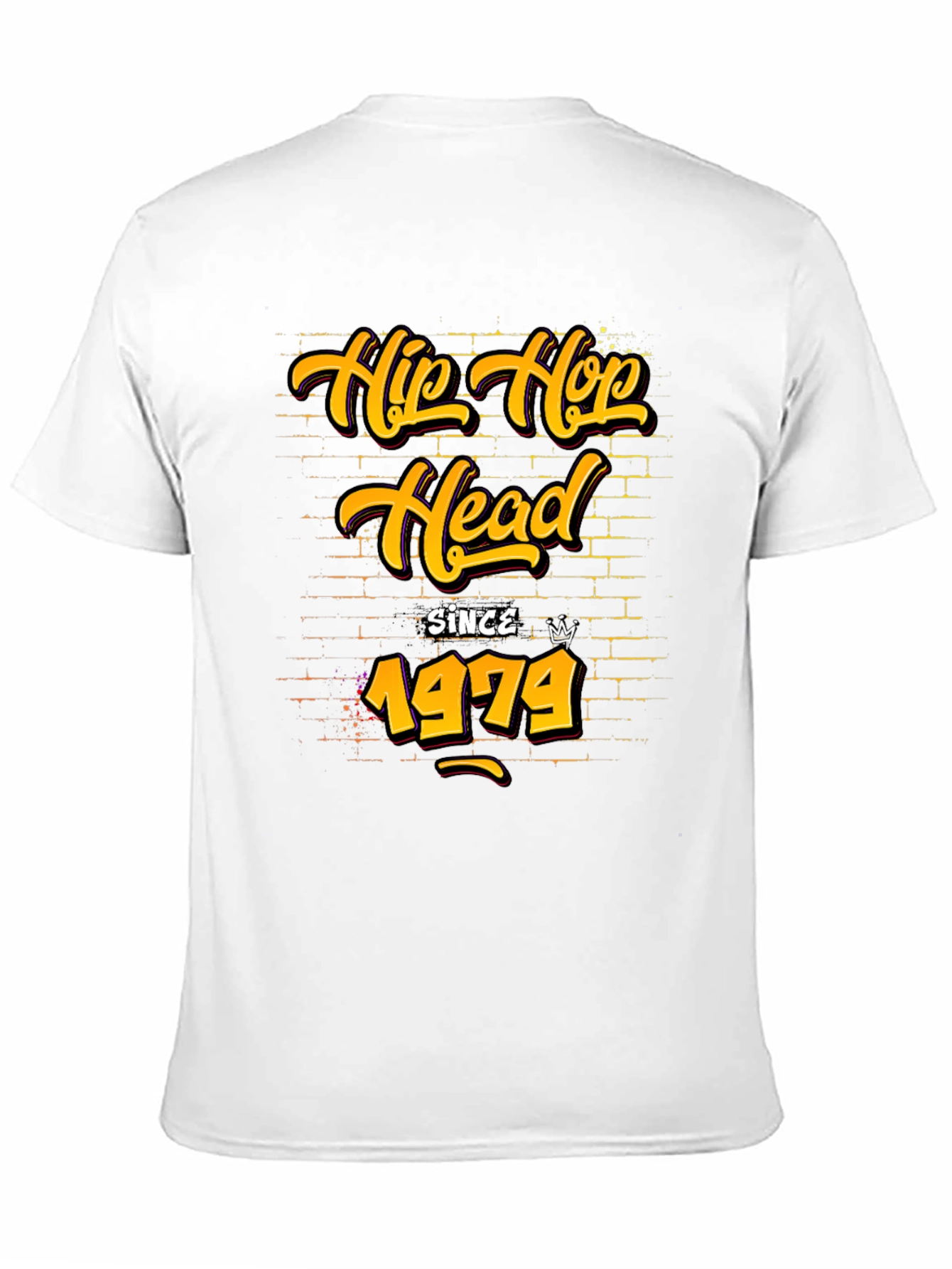Black Hip Hop Head Since 1979 T-Shirt view 11