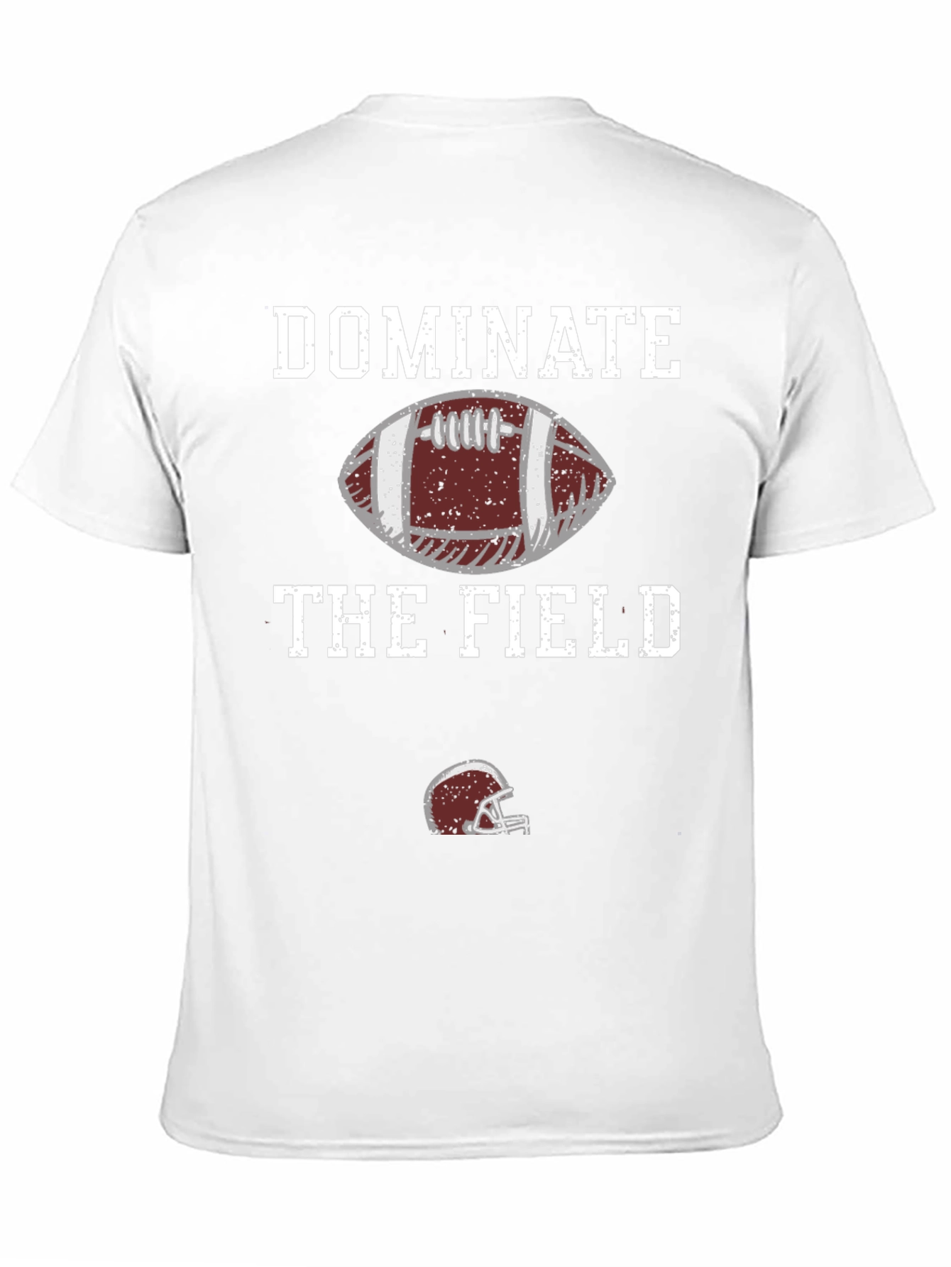 Black Dominate the Field Football T-Shirt view 11