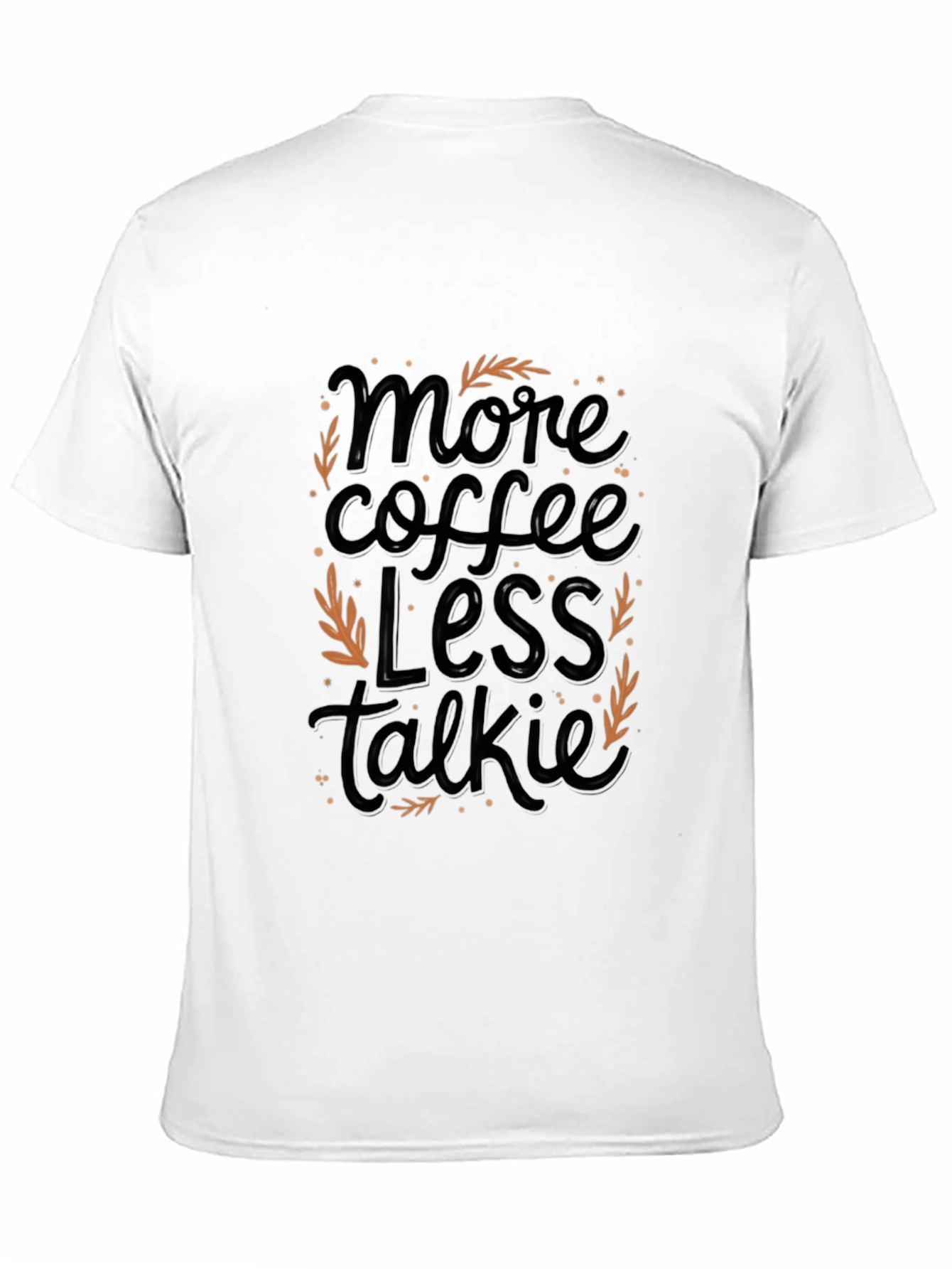 Black More Coffee Less Talkie Graphic Tee view 11