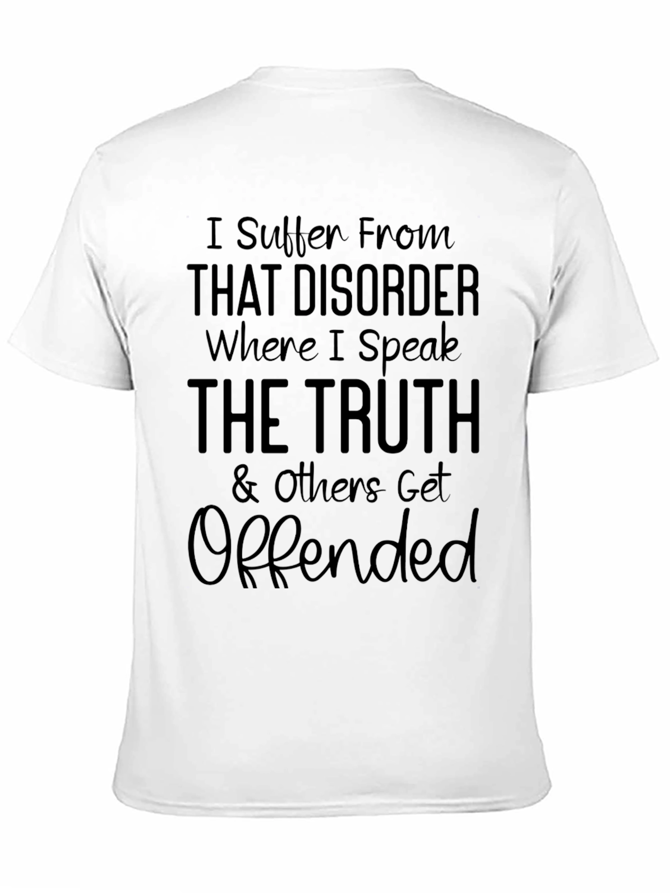 Black Truth Speaker T-Shirt - Humor & Honesty view 11