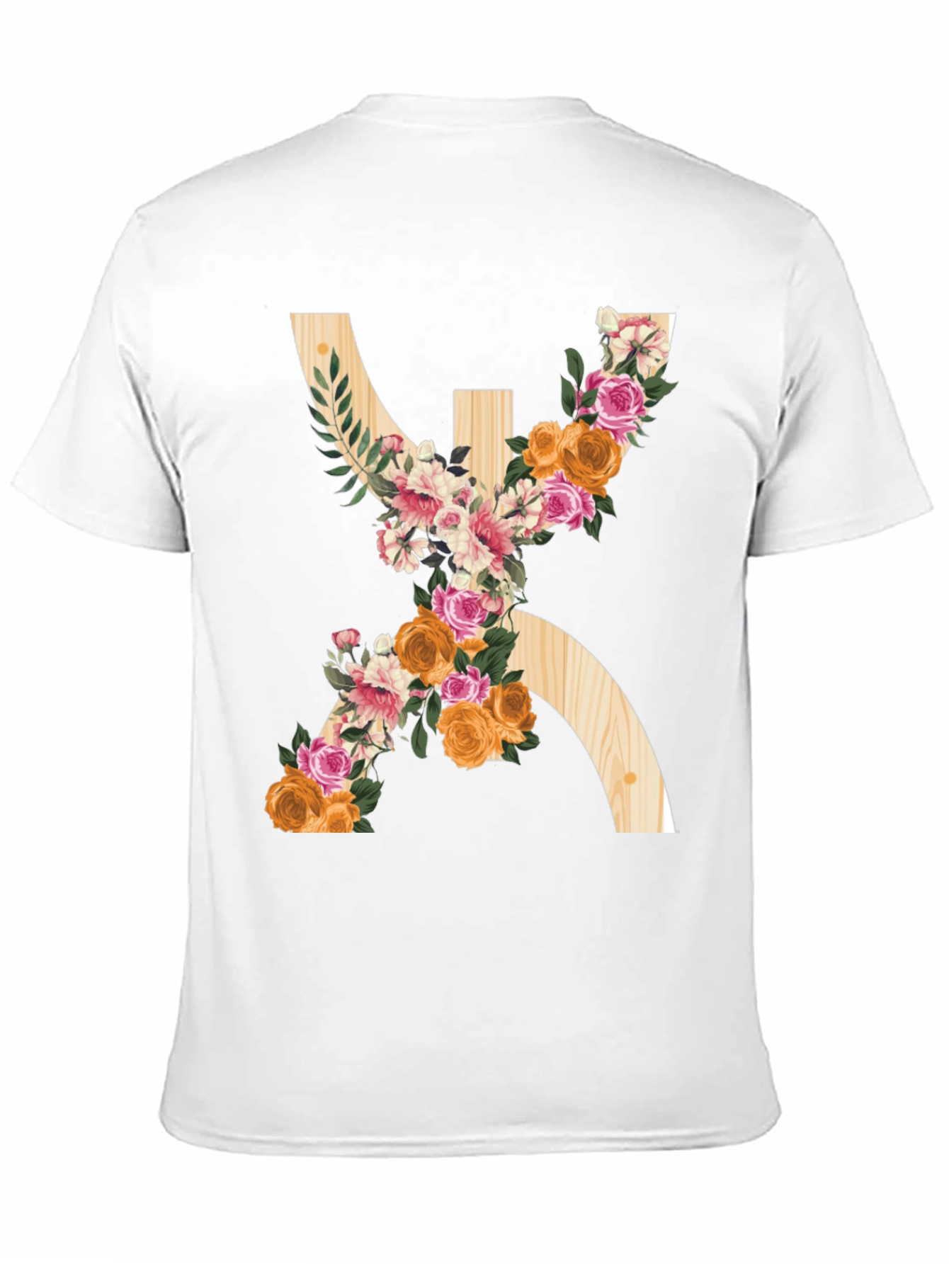 Black Floral Berber Symbol T-Shirt - Stylish Graphic Tee view 11