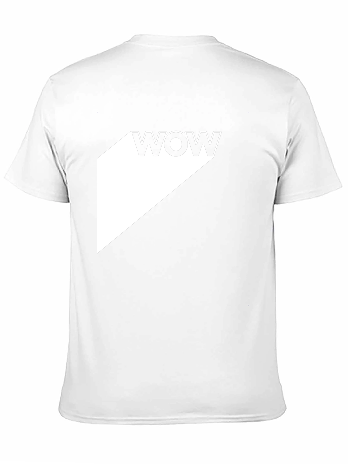 Black WOW Graphic Tee - Modern Black T-Shirt view 11