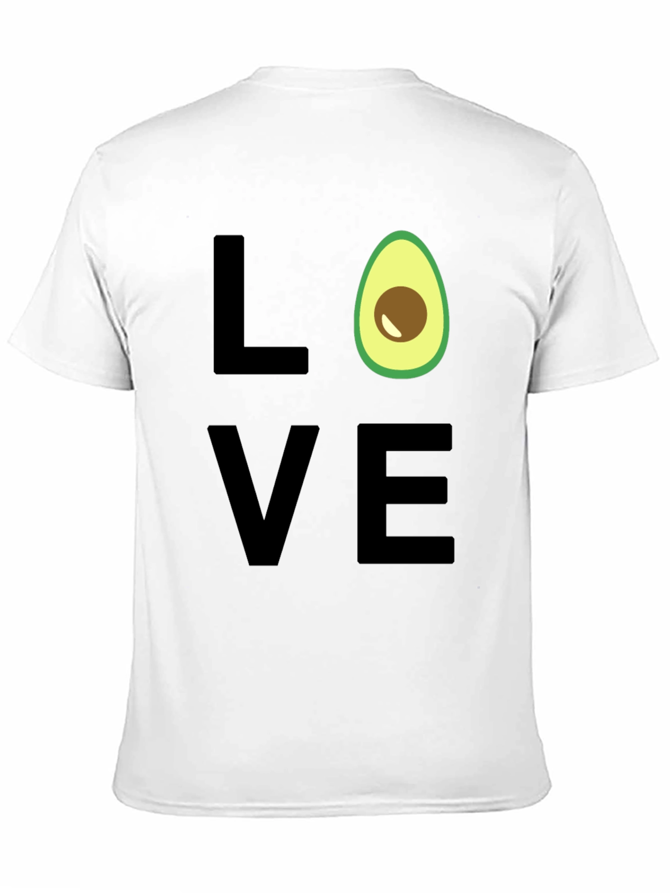 Black Avocado Love Graphic Tee - Trendy Casual Shirt view 11