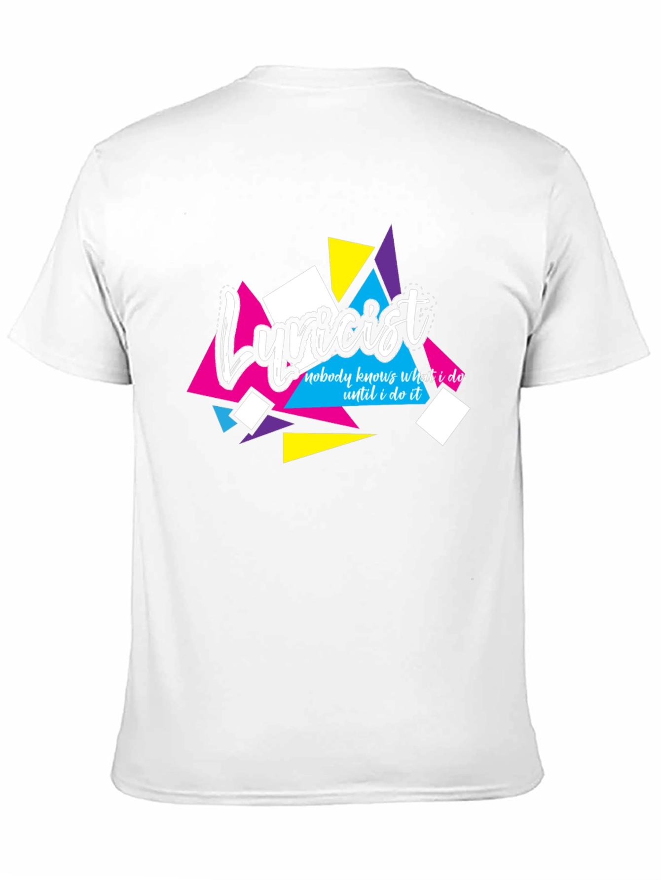 Lyricist Graphic Tee - Nobody Knows What I Do Black T-Shirt - 11