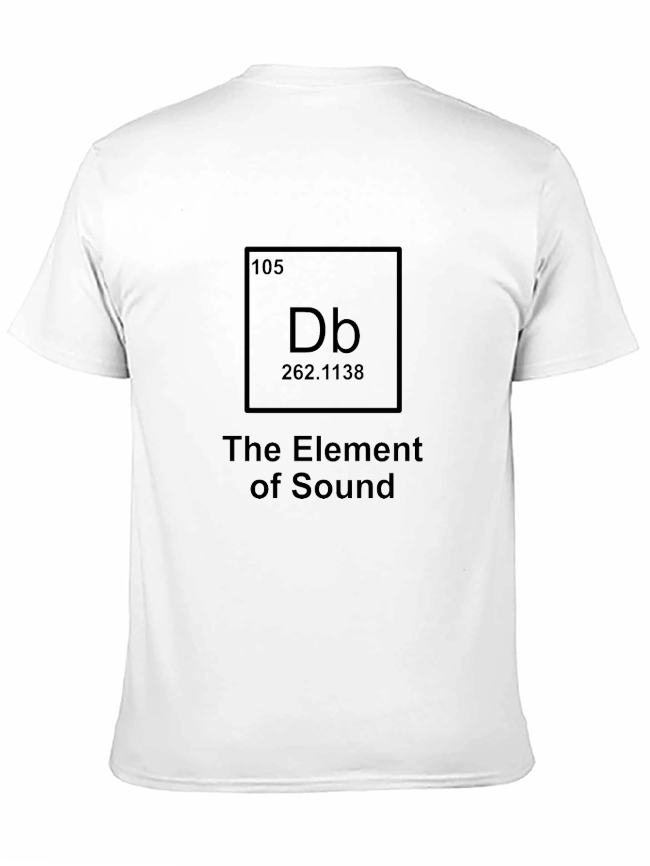 Black Dubnium Element of Sound T-Shirt - Science & Music Tee view 11