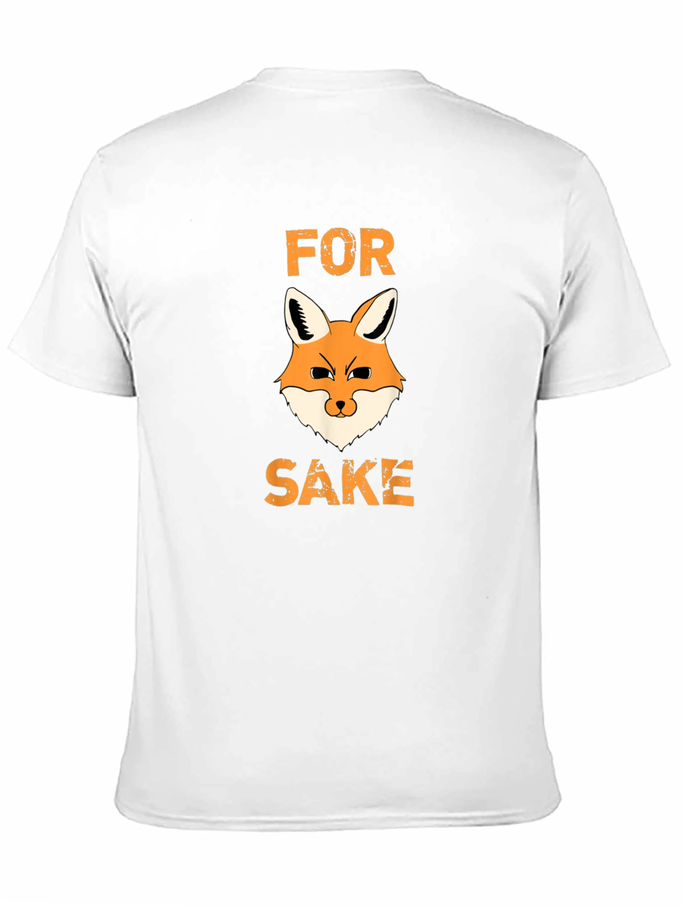 Black For Fox Sake T-Shirt - Funny Graphic Tee view 11