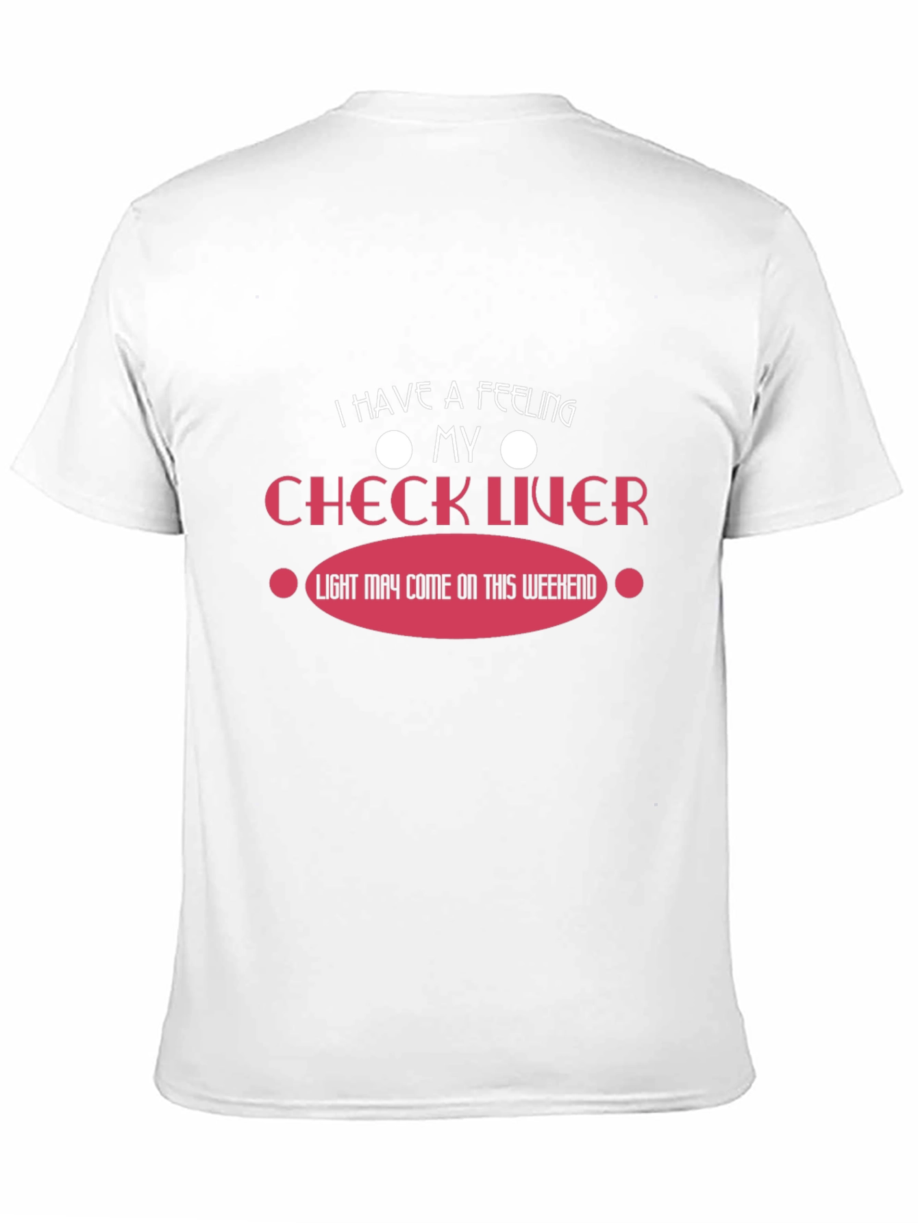 Black Funny Liver Check Weekend T-Shirt view 11