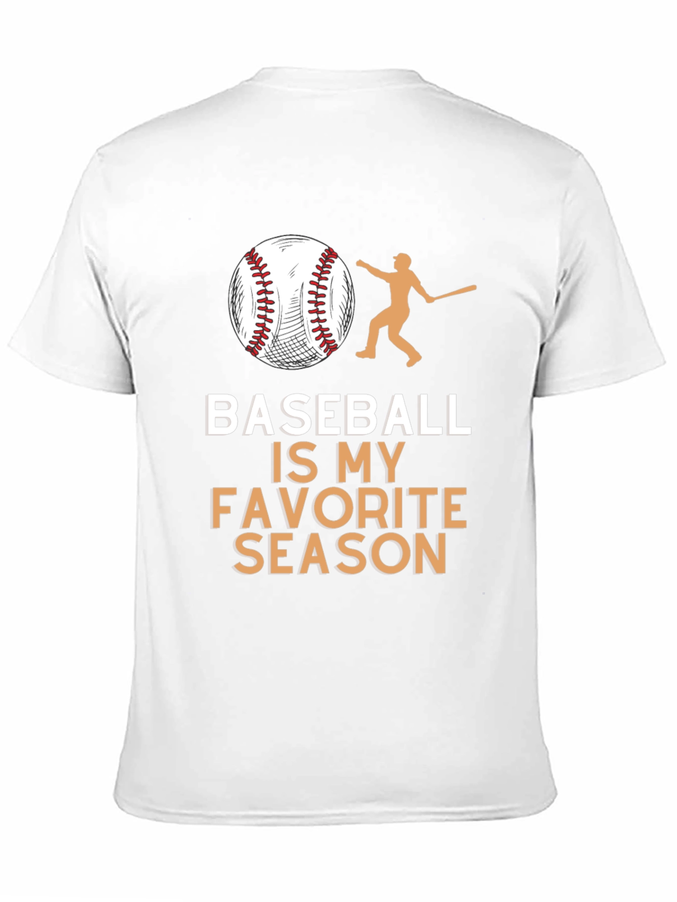 Black Baseball is My Favorite Season Black T-Shirt view 11