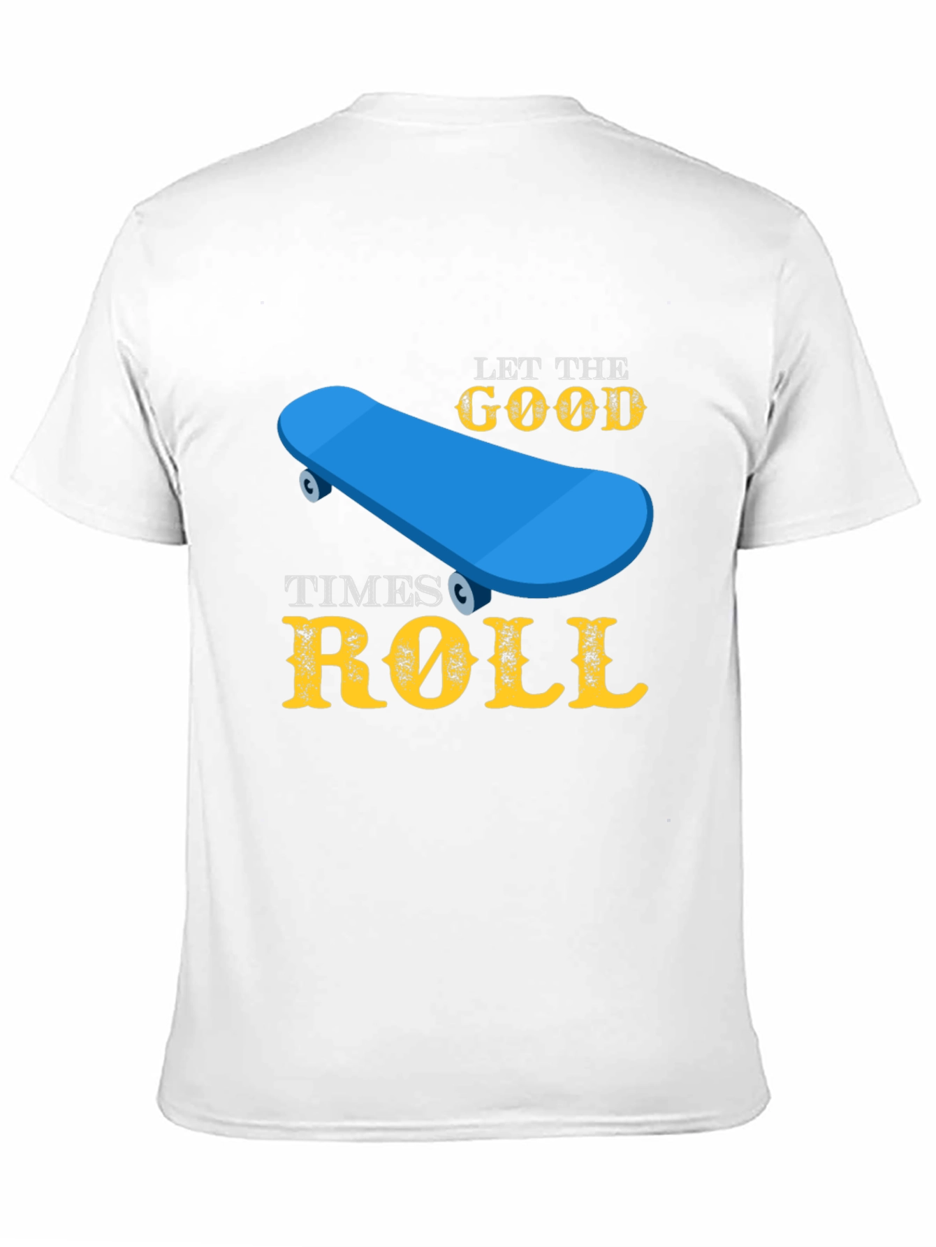 Black Skateboard T-Shirt - Let the Good Times Roll view 11