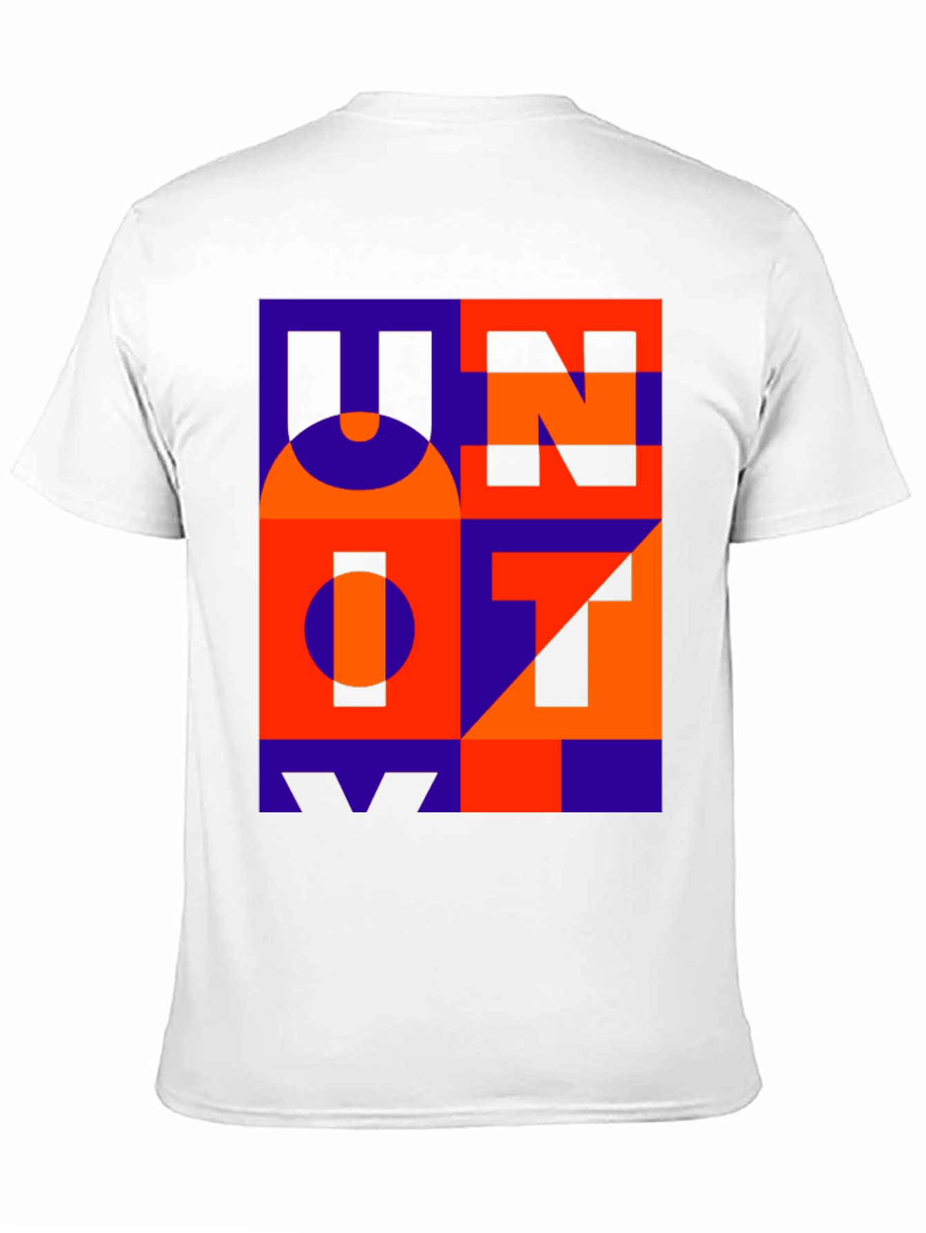 Black Abstract Geometric T-Shirt view 11