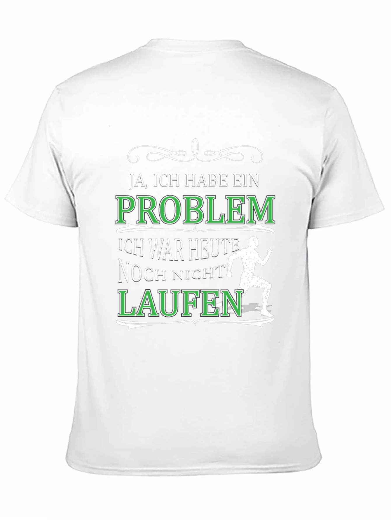 Black Funny Running T-Shirt - Ja, Ich Habe Ein Problem view 11