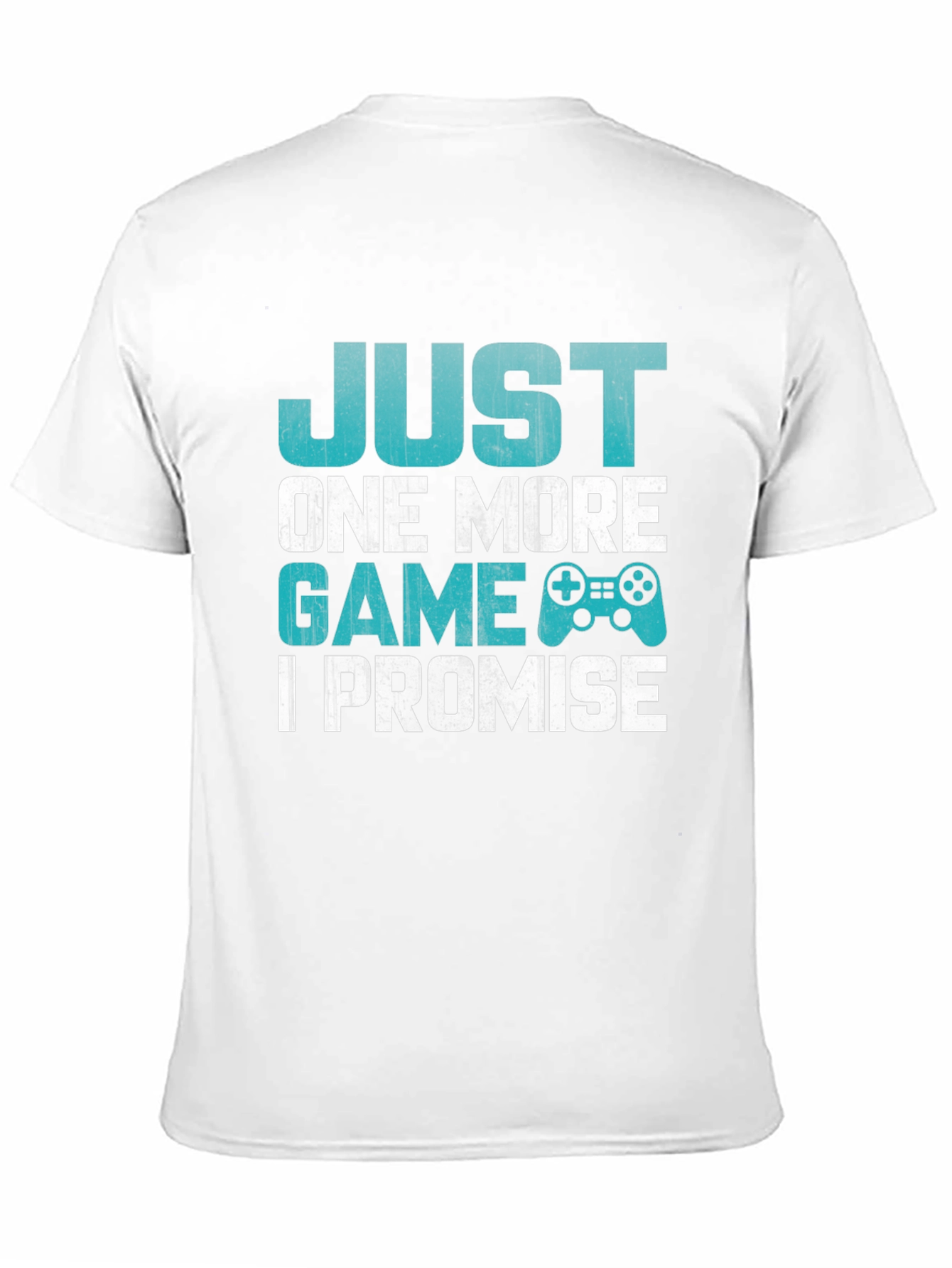 Black Just One More Game T-Shirt view 11