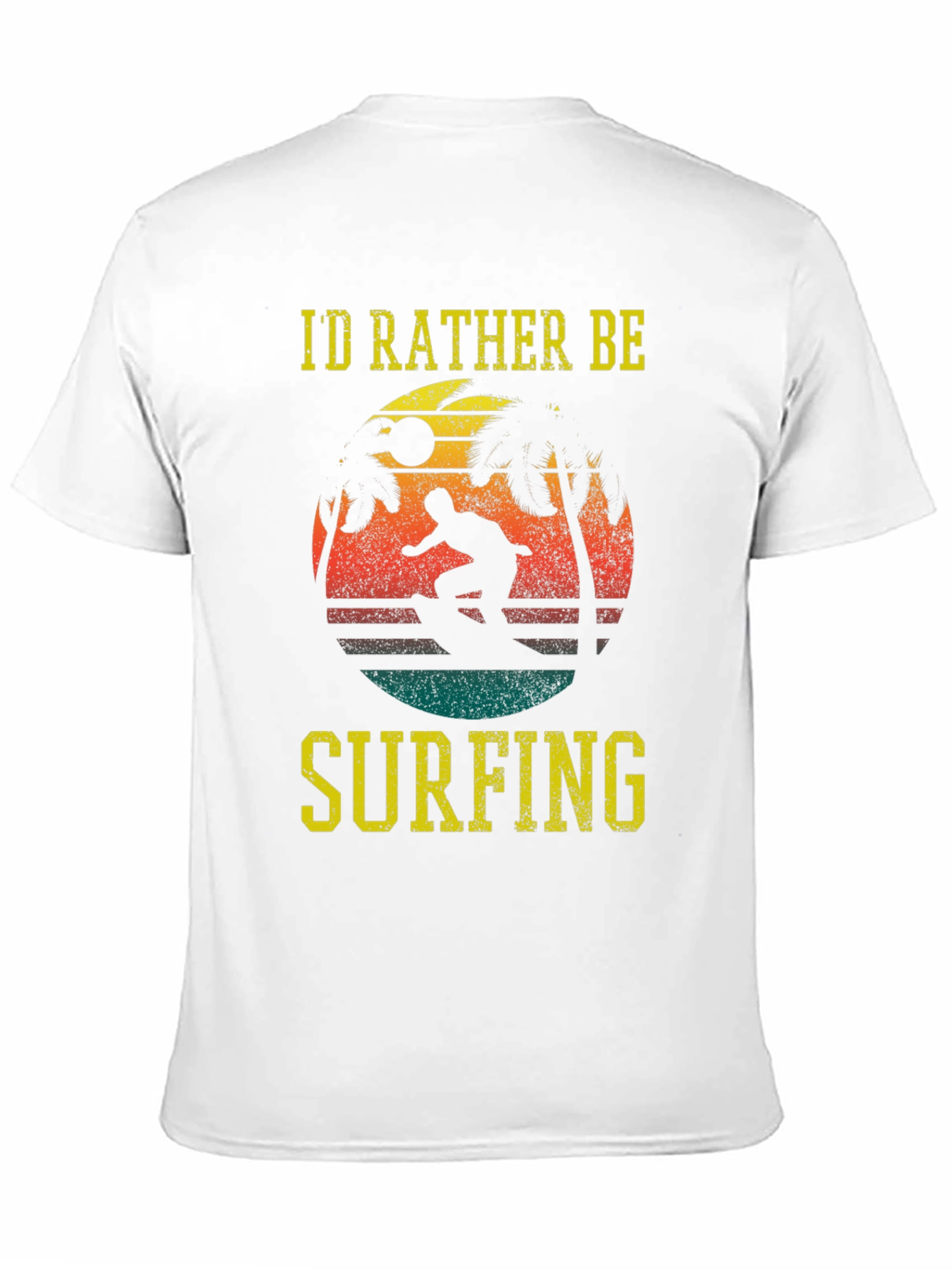 Black Surfing Graphic T-Shirt - Retro Style view 11