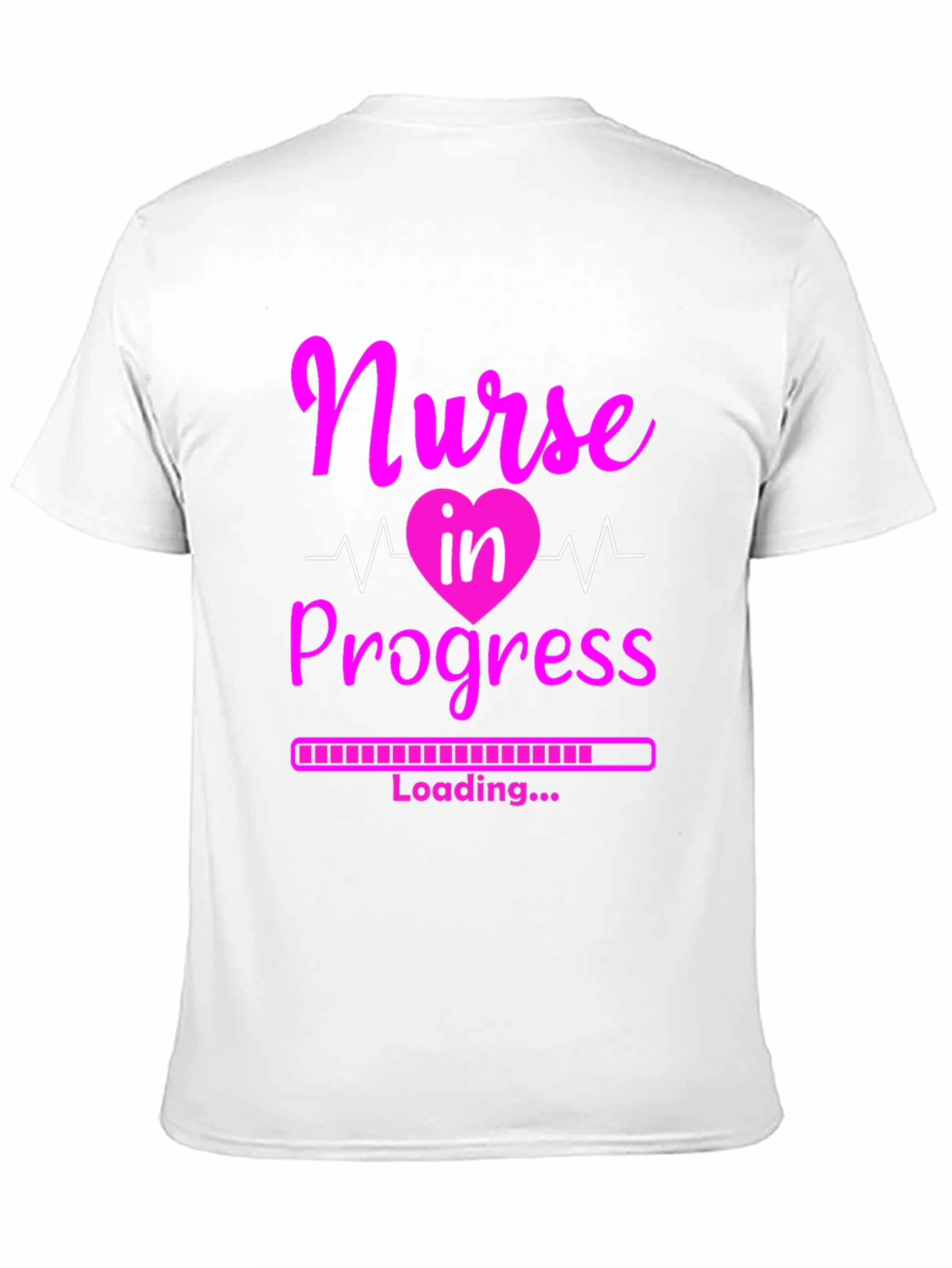 Black Nurse in Progress T-Shirt - Future Healthcare Hero view 11