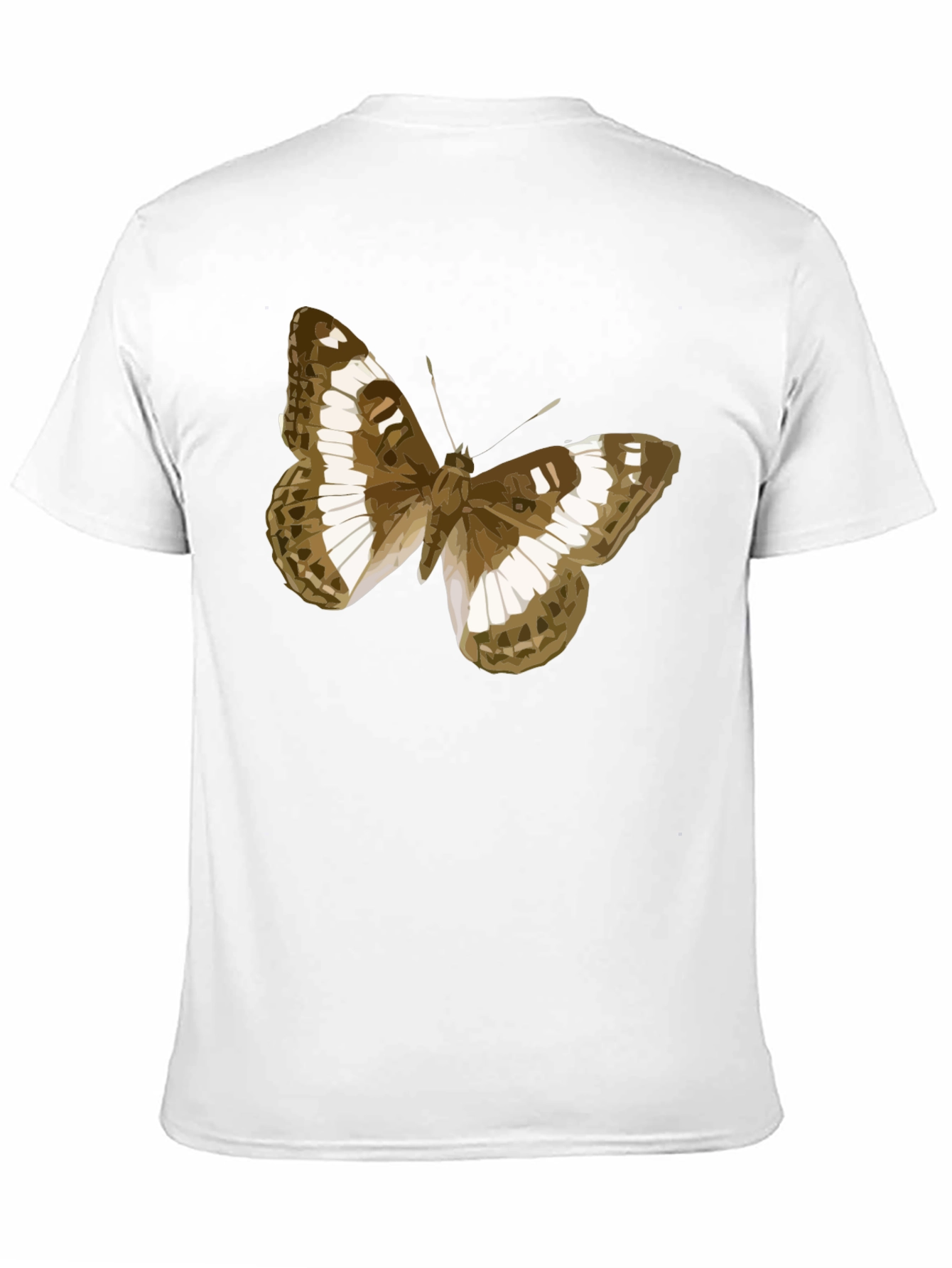 Black Butterfly Graphic Tee - Classic Black Cotton T-Shirt view 11