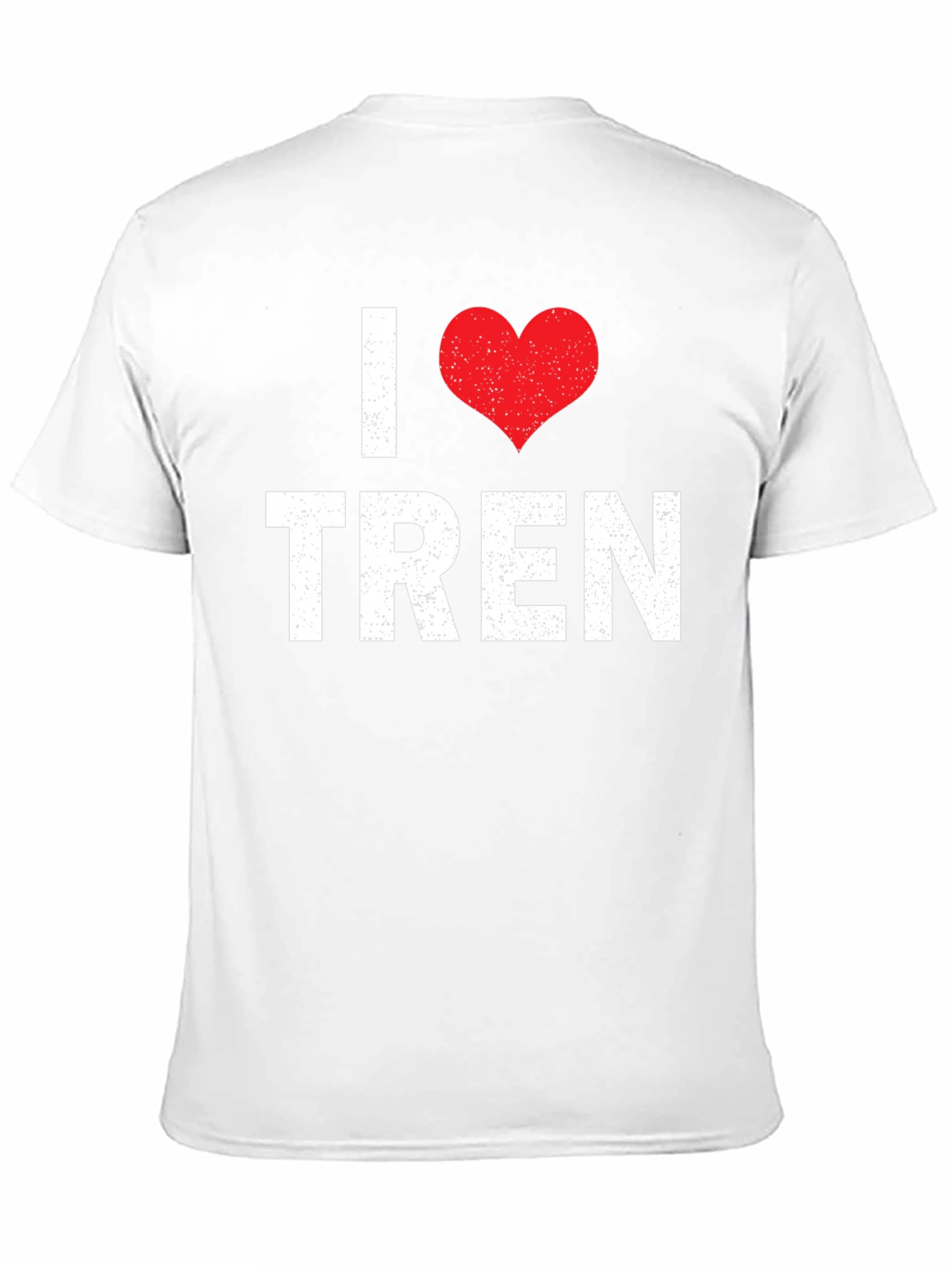 Black I Love Tren Graphic T-Shirt view 11