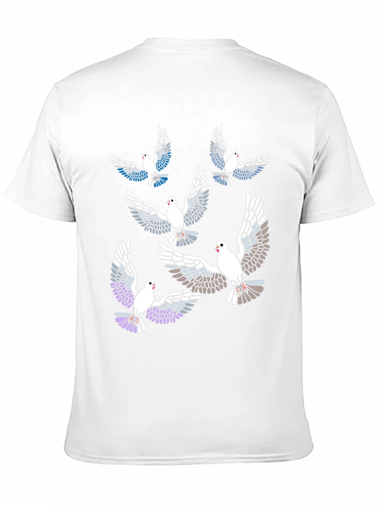 Black Dove Print T-Shirt view 11