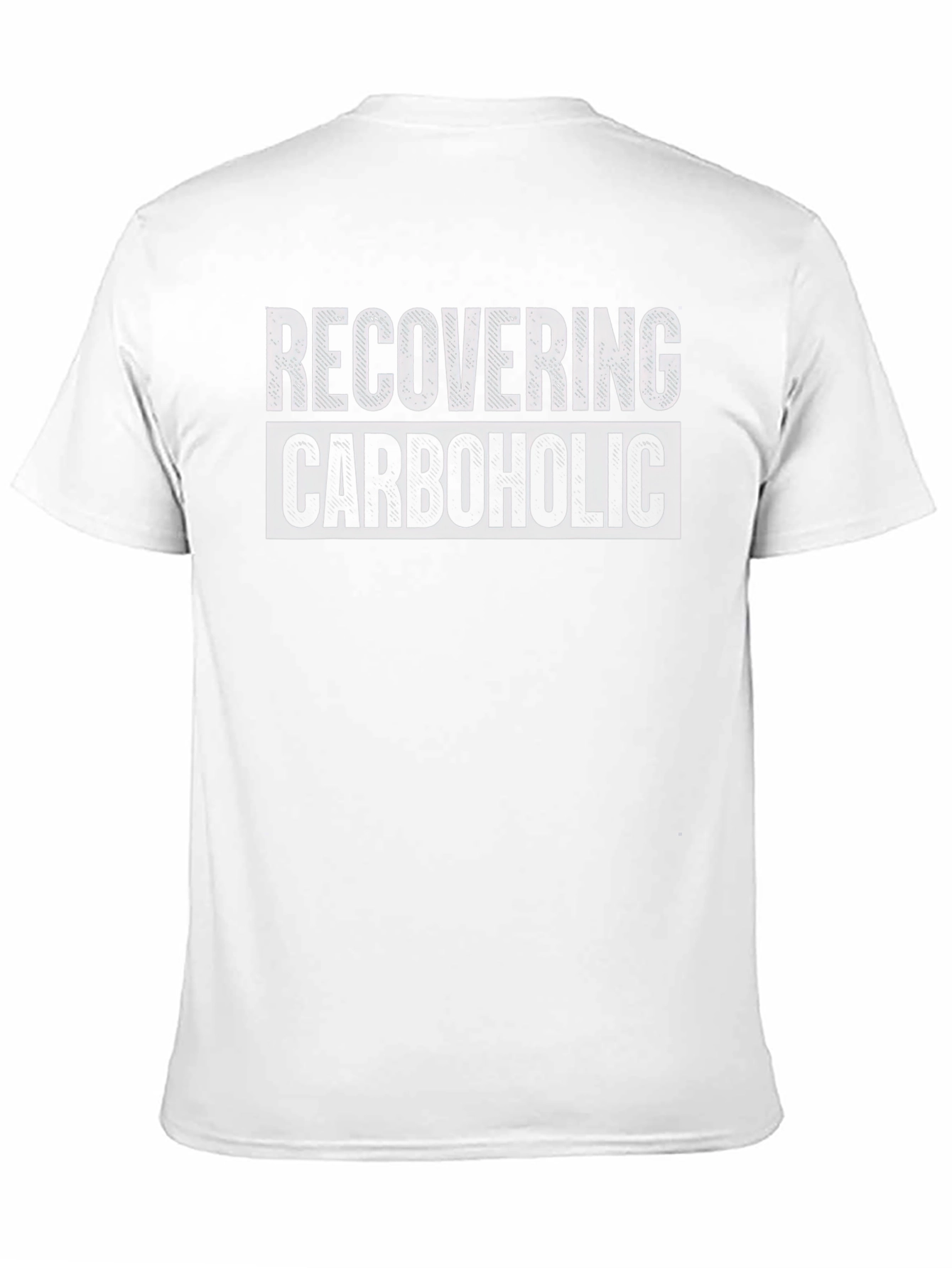 Black Recovering Carboholic Graphic Tee - Unisex view 11