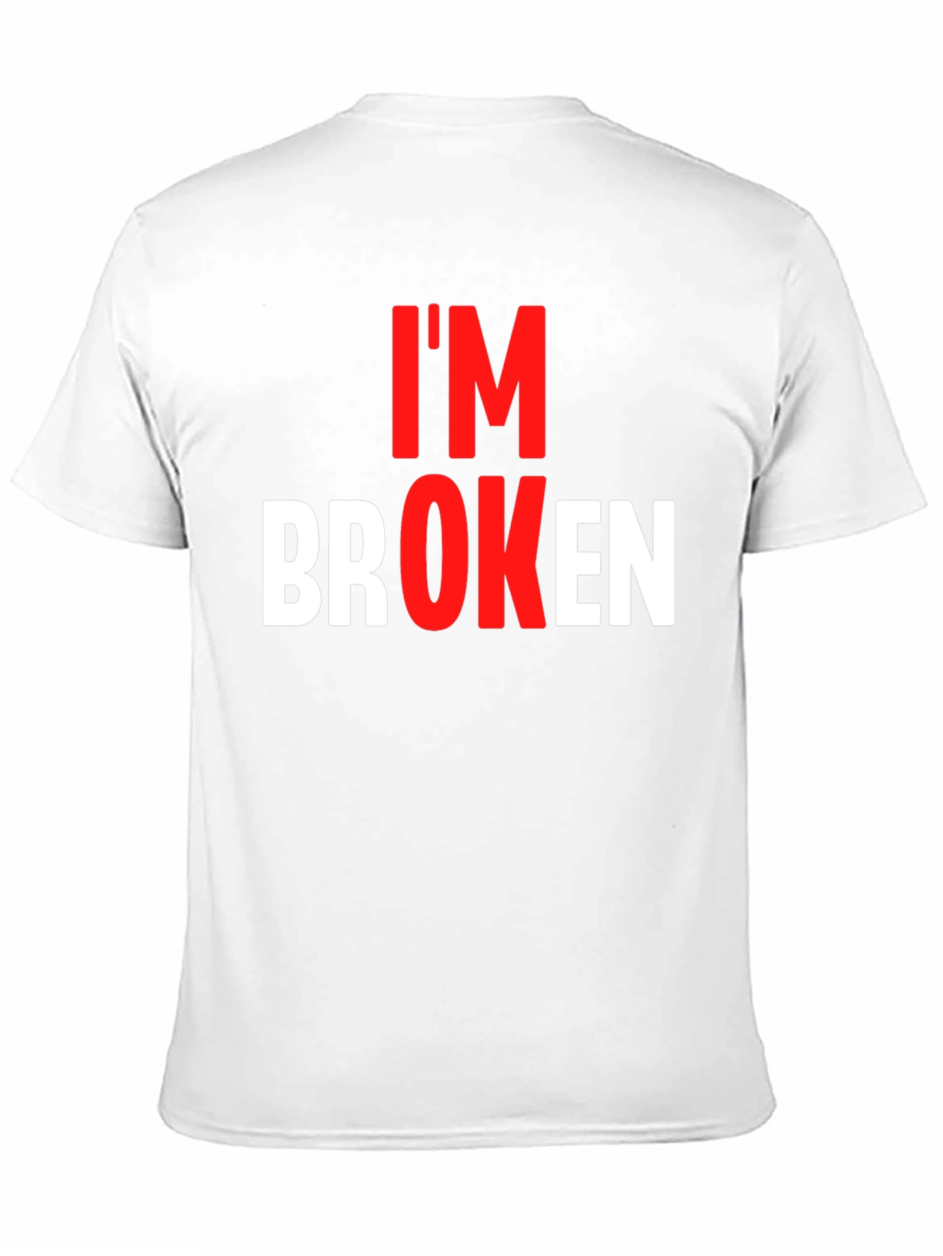 Black I'm Broken Graphic Tee - Black T-Shirt view 11