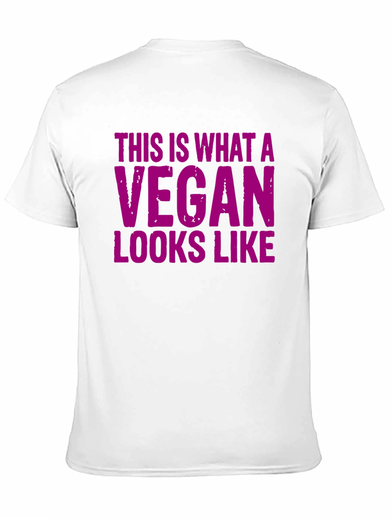 Black Vegan Statement T-Shirt - This is What a Vegan Looks Like view 11