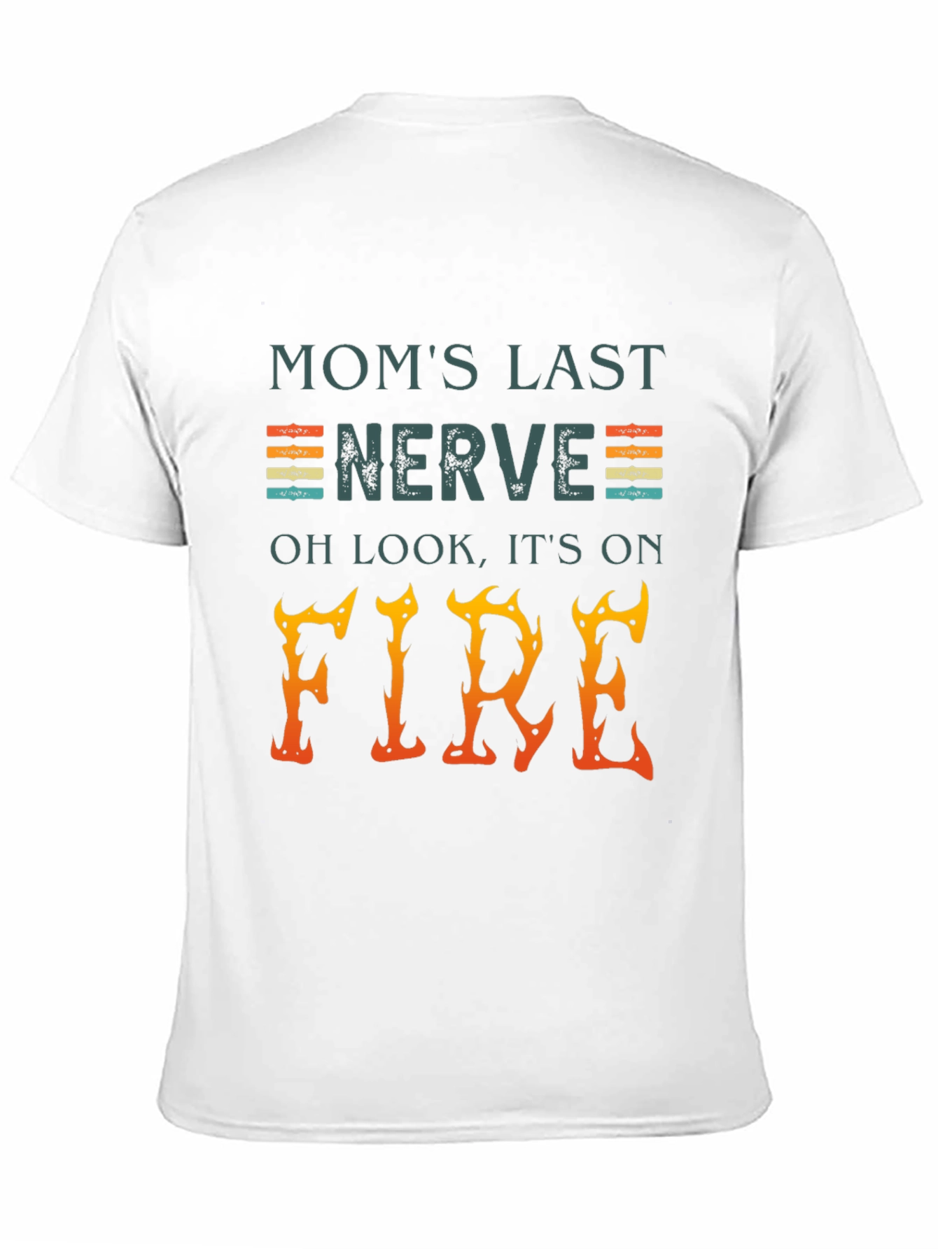 Black Mom's Last Nerve On Fire Graphic Tee view 11