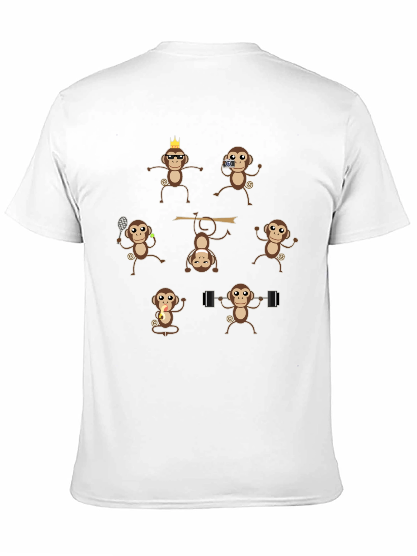 Black Monkey Business Black T-Shirt view 11