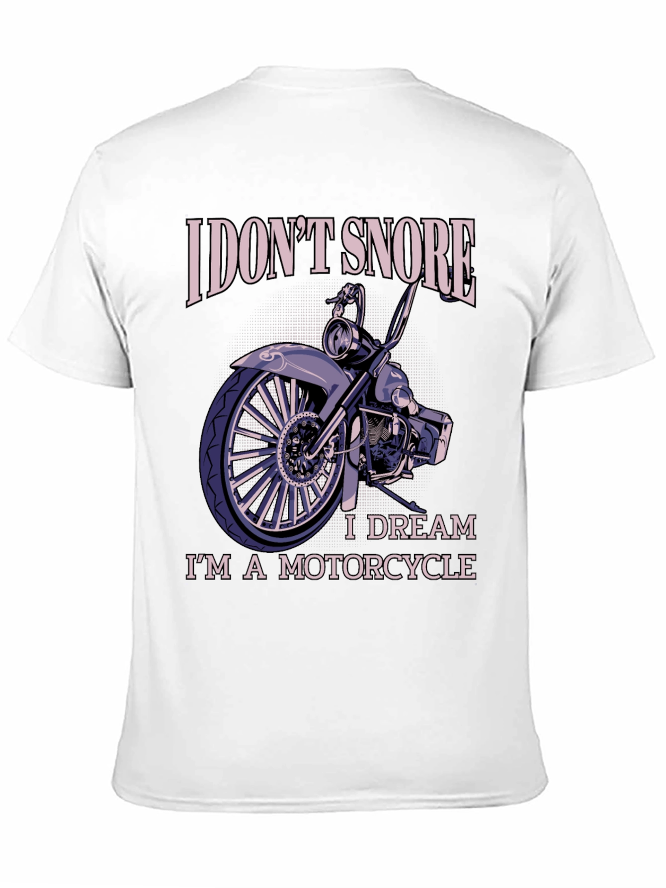 Black I Dream I'm a Motorcycle Black Graphic Tee view 11