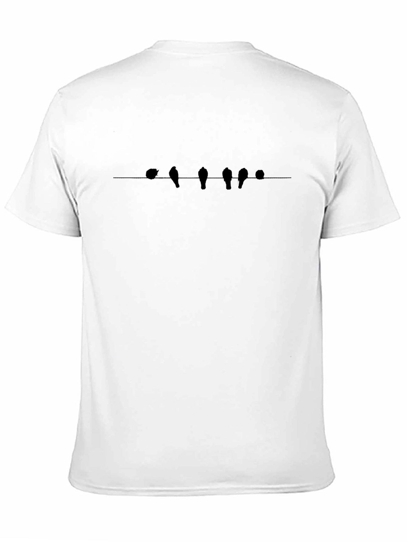 Black Birds on a Wire Graphic Tee - Casual Comfort view 11
