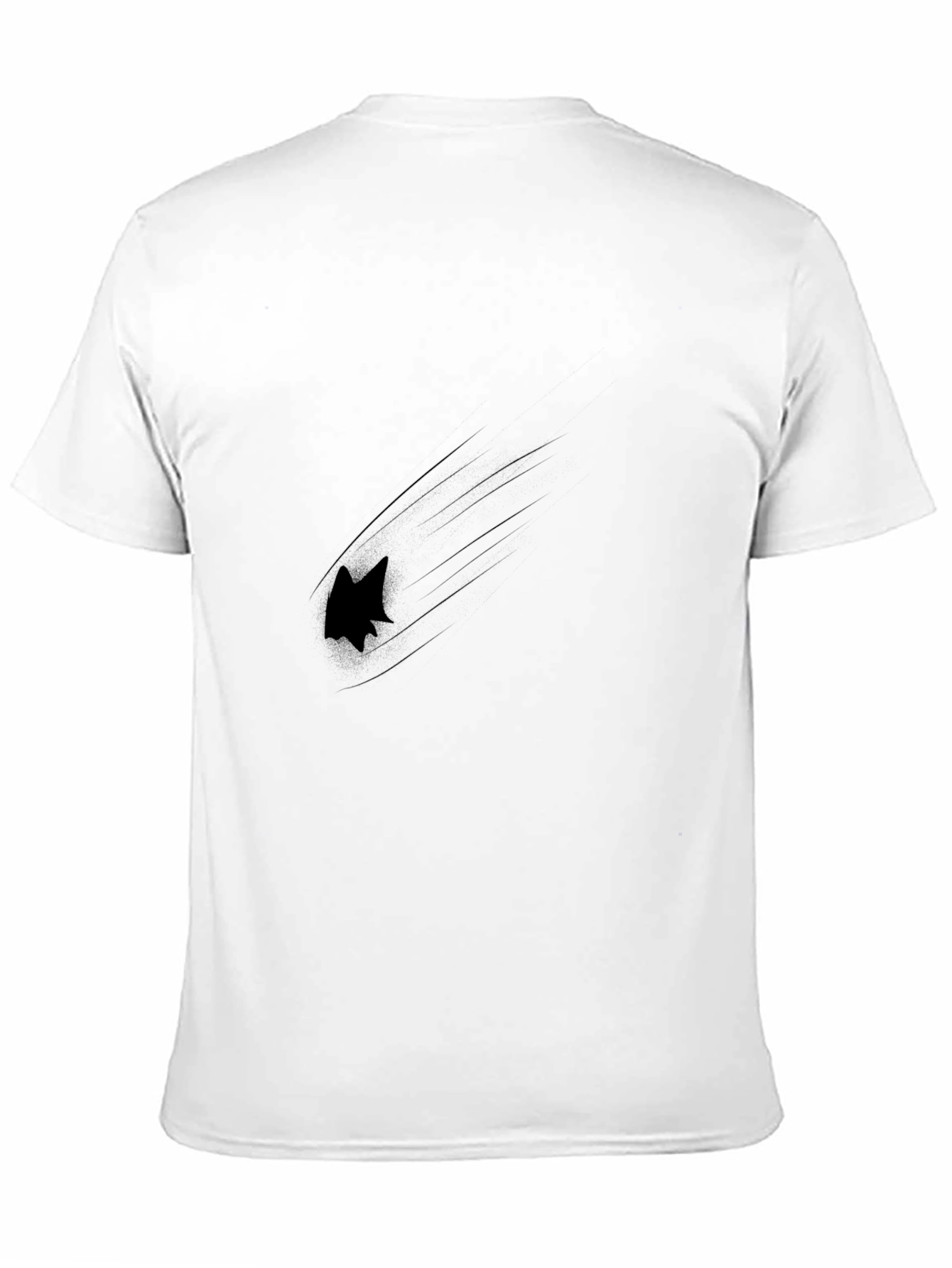 Black Black Graphic Tee - Fast Animal Design view 11