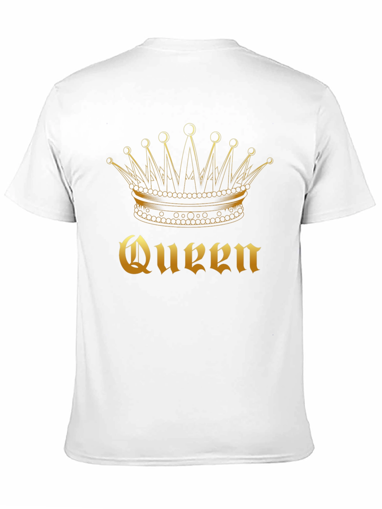 Black Queen Crown Graphic Black T-Shirt view 11