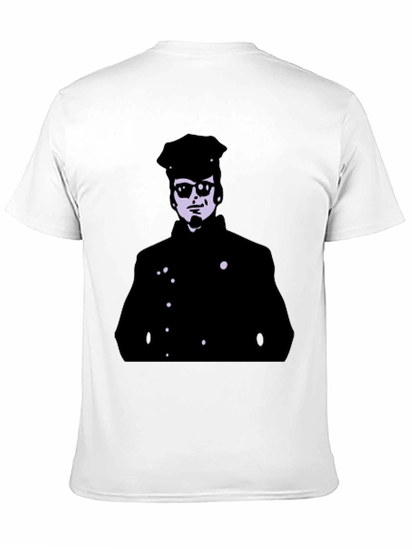 Black Cool Silhouette Graphic Black T-Shirt view 11