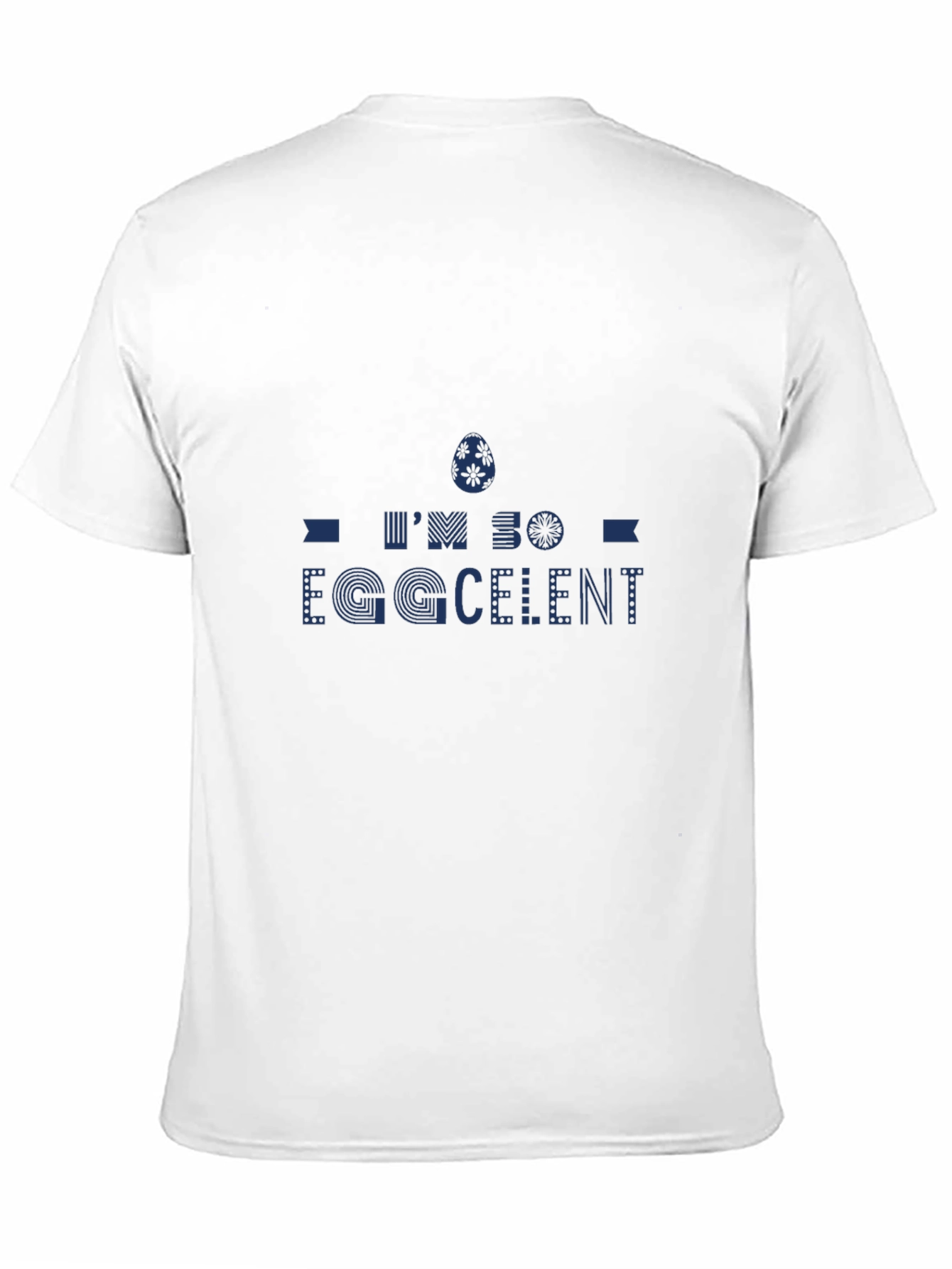 Eggcellent Easter T-Shirt - Men's Black Tee - 11