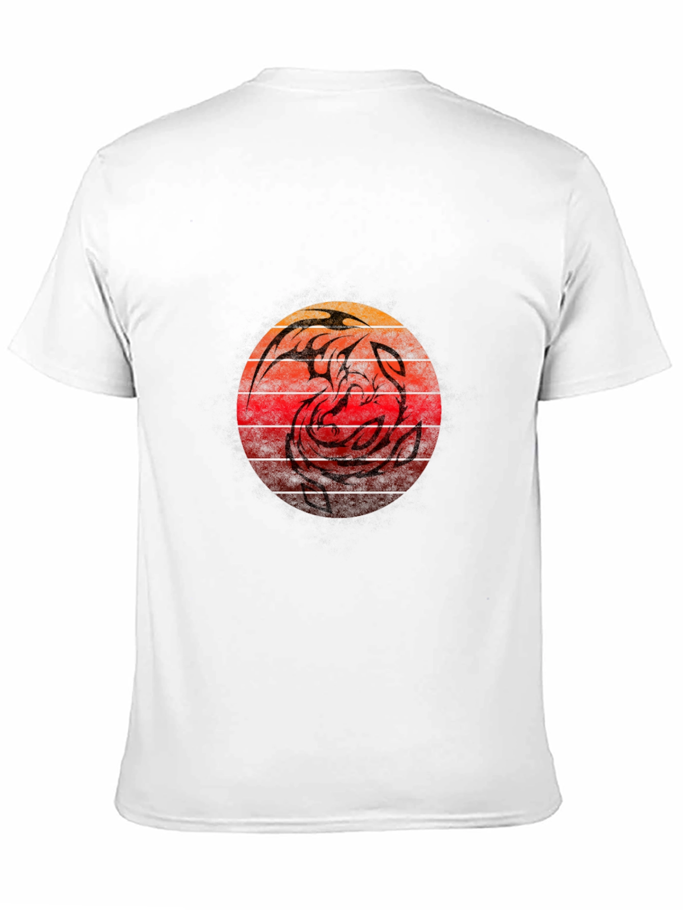 Black Phoenix Sunset Tee - Men's Black Graphic T-Shirt view 11