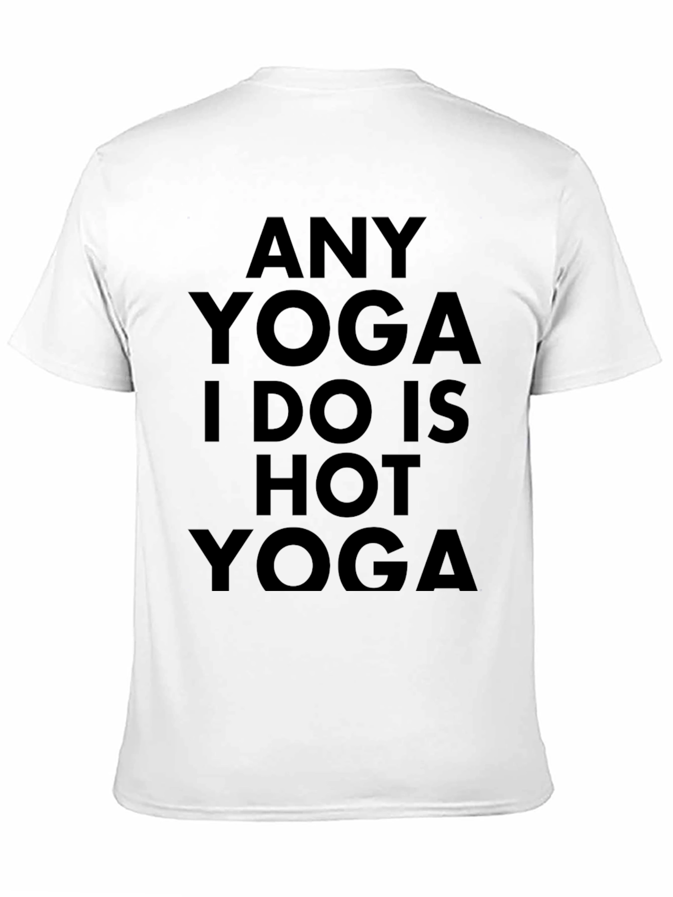 Black Funny Hot Yoga Graphic Tee view 11