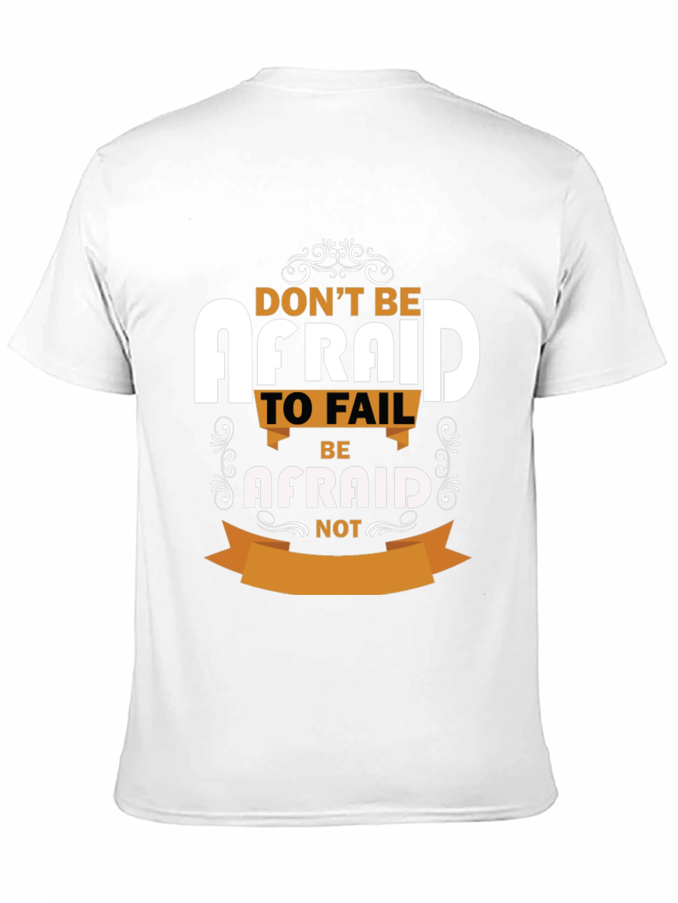 Black Inspirational T-Shirt - Don't Be Afraid view 11