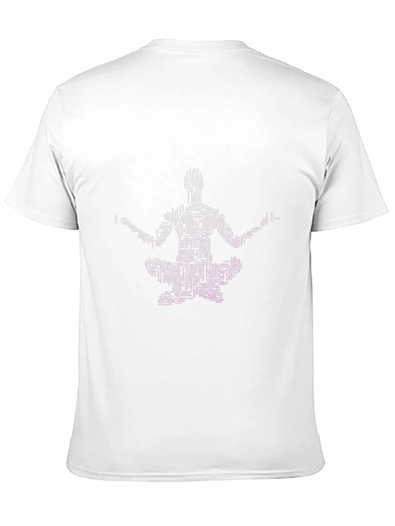 Black Yoga Word Art T-Shirt - Spiritual Wellness Tee view 11