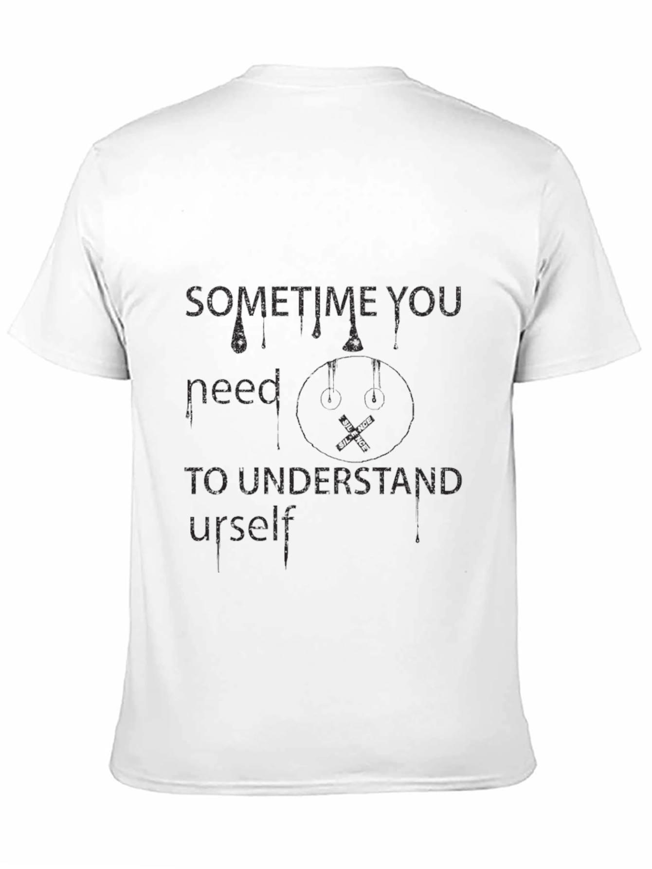 Black Sometime You Need to Understand Urself Black T-Shirt view 11