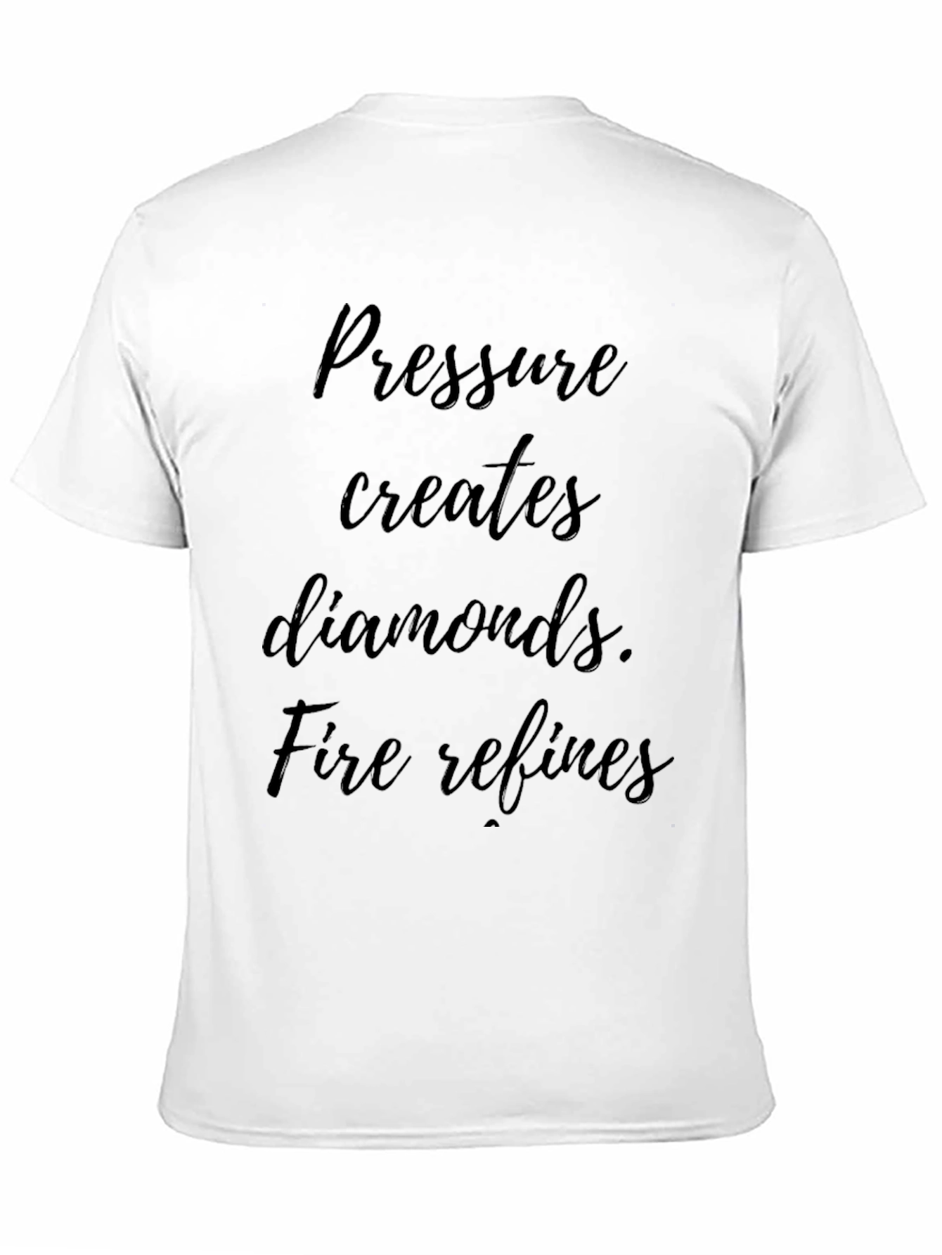 Black Pressure Creates Diamonds T-Shirt - Motivation & Inspiration  view 11