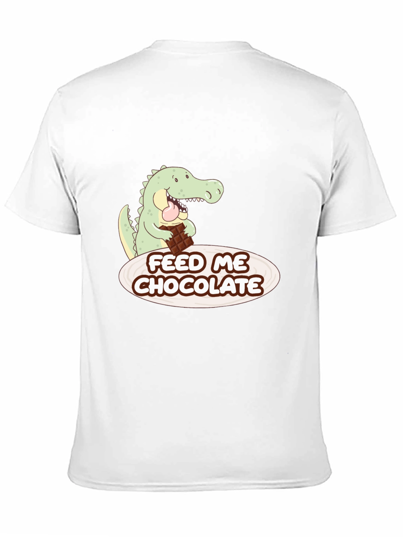 Black Funny Alligator Chocolate Lover Graphic Tee view 11