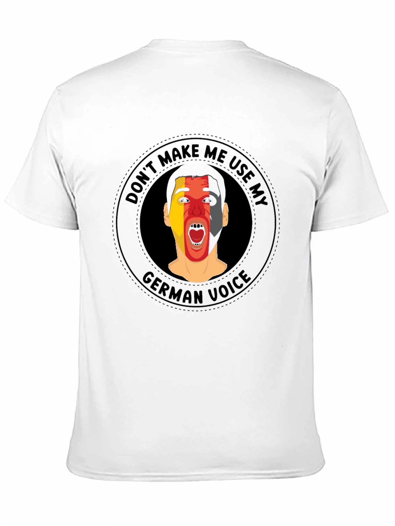Black Don't Make Me Use My German Voice T-Shirt view 11