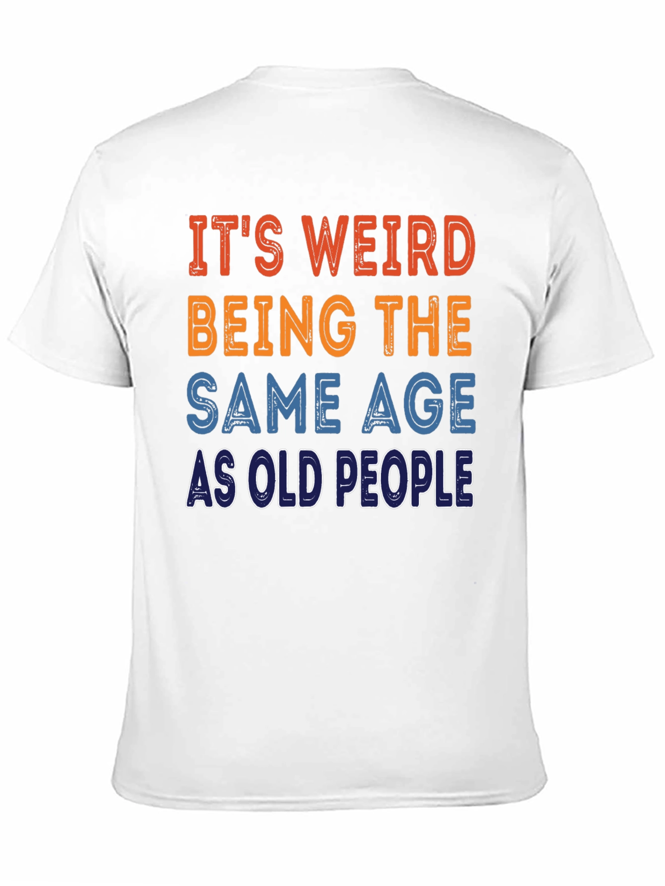 Black Funny Old People T-Shirt view 11