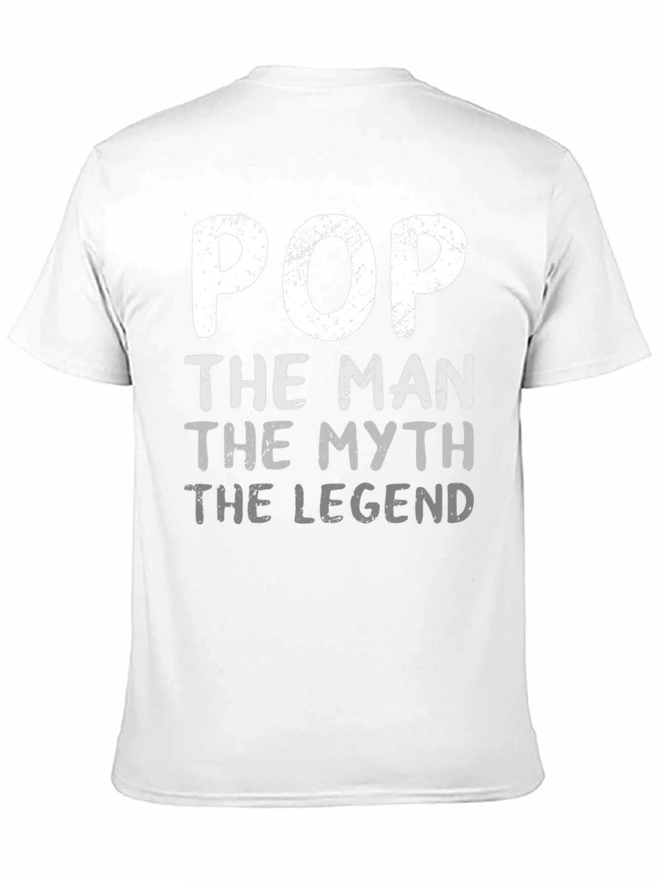 Black Pop The Man The Myth The Legend Black T-Shirt view 11