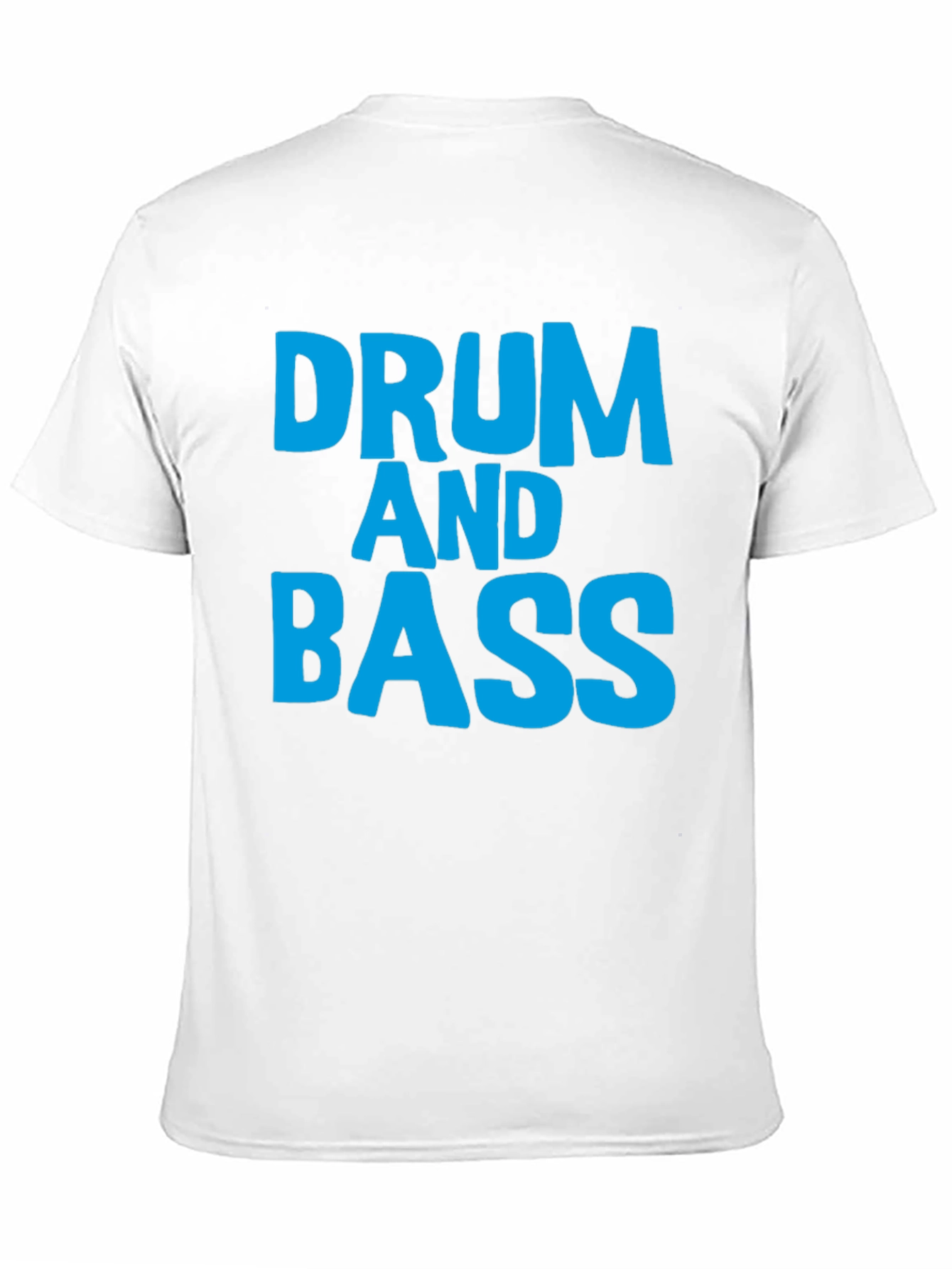 Black Drum and Bass T-Shirt Black Cotton Music Tee view 11