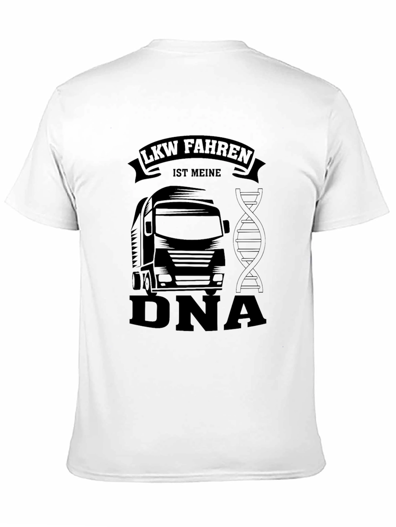 Black Trucker DNA Black T-Shirt view 11
