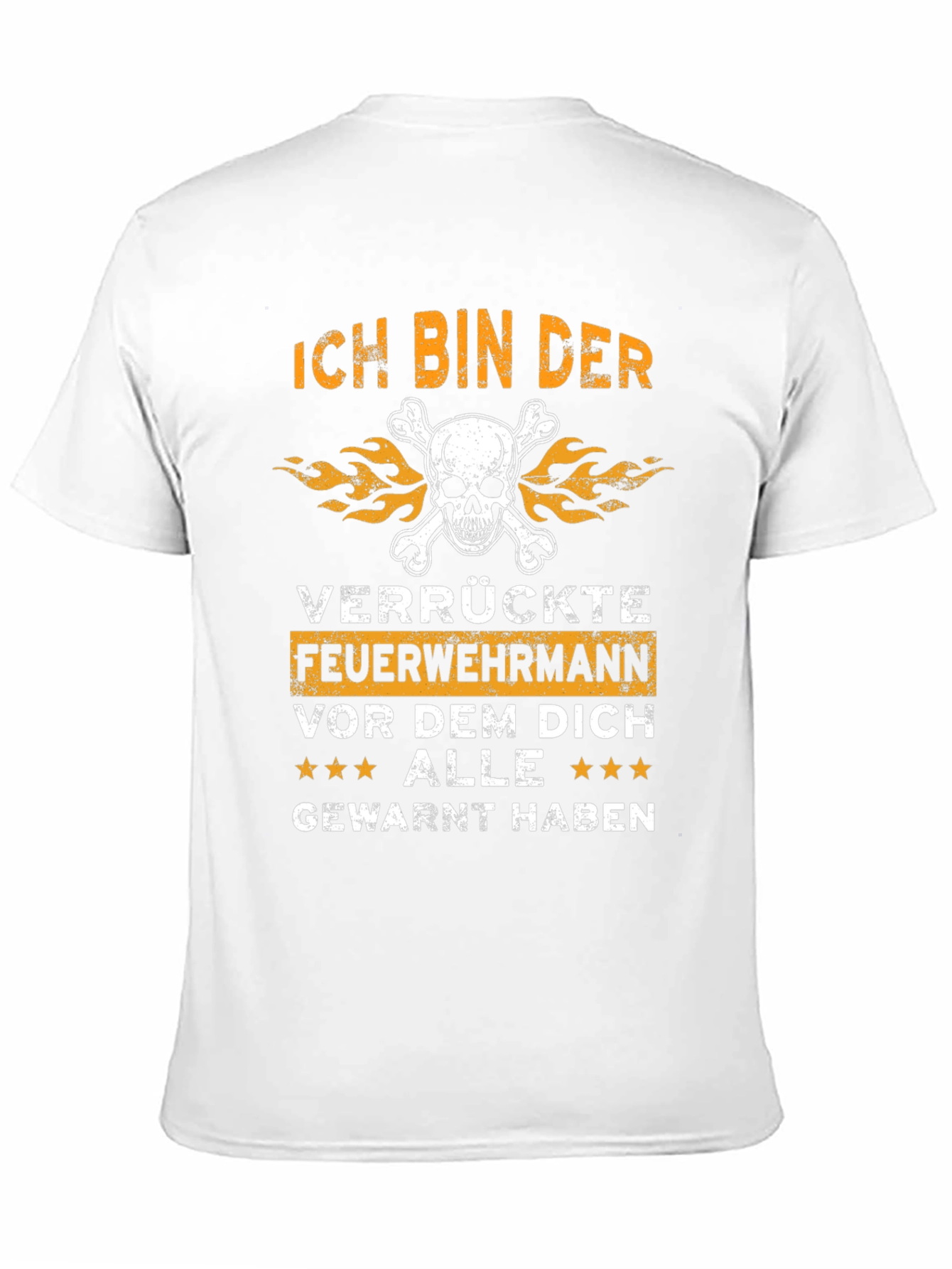 Black Ich Bin Der Verrückte Feuerwehrmann T-Shirt view 11