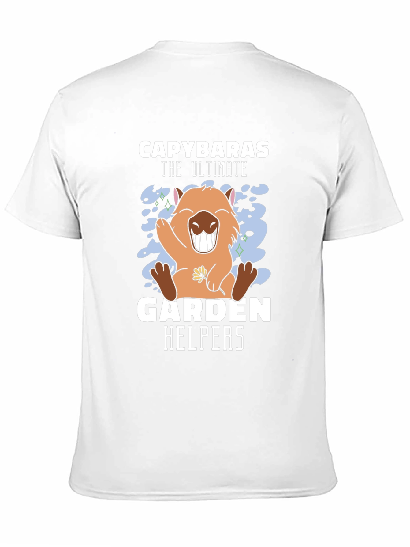 Black Capybara Garden Helpers Graphic Tee view 11