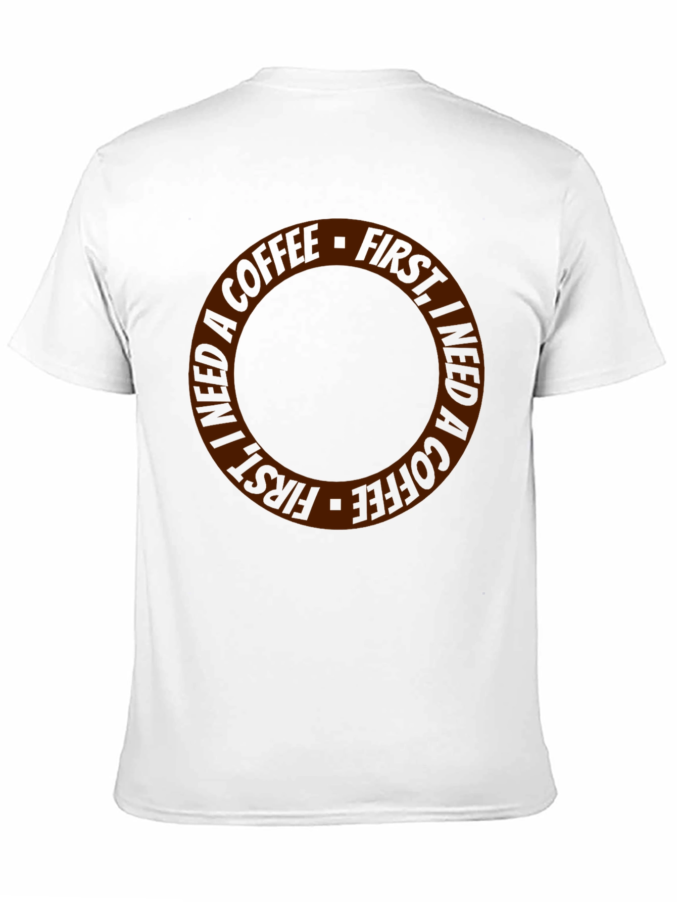 Black Coffee First Graphic Tee - Unisex Black T-Shirt view 11